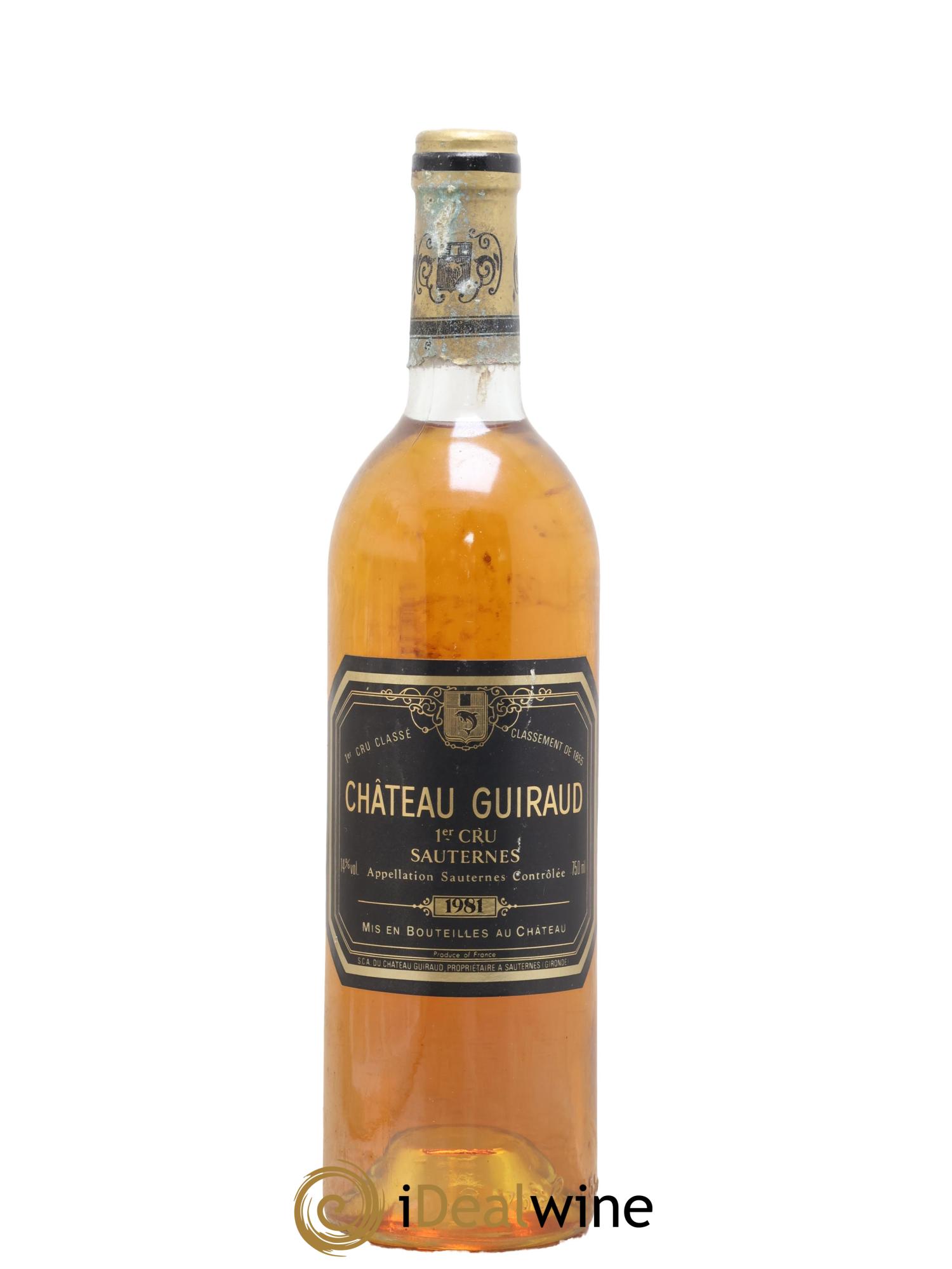 Château Guiraud 1er Grand Cru Classé 1981 - Lotto di 1 bottiglia - 0