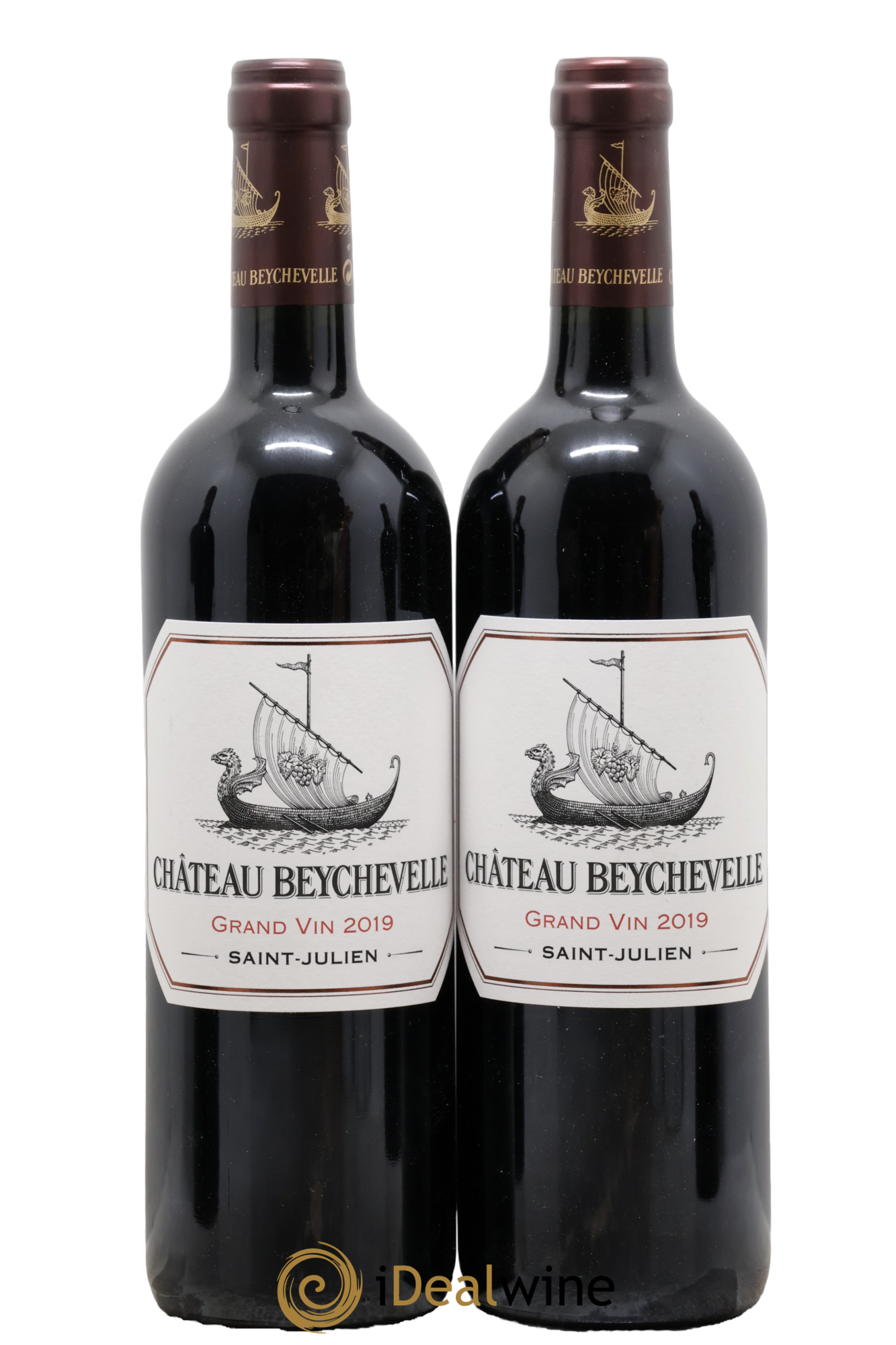 Château Beychevelle 4ème Grand Cru Classé 2019 - Lot de 2 bouteilles - 0