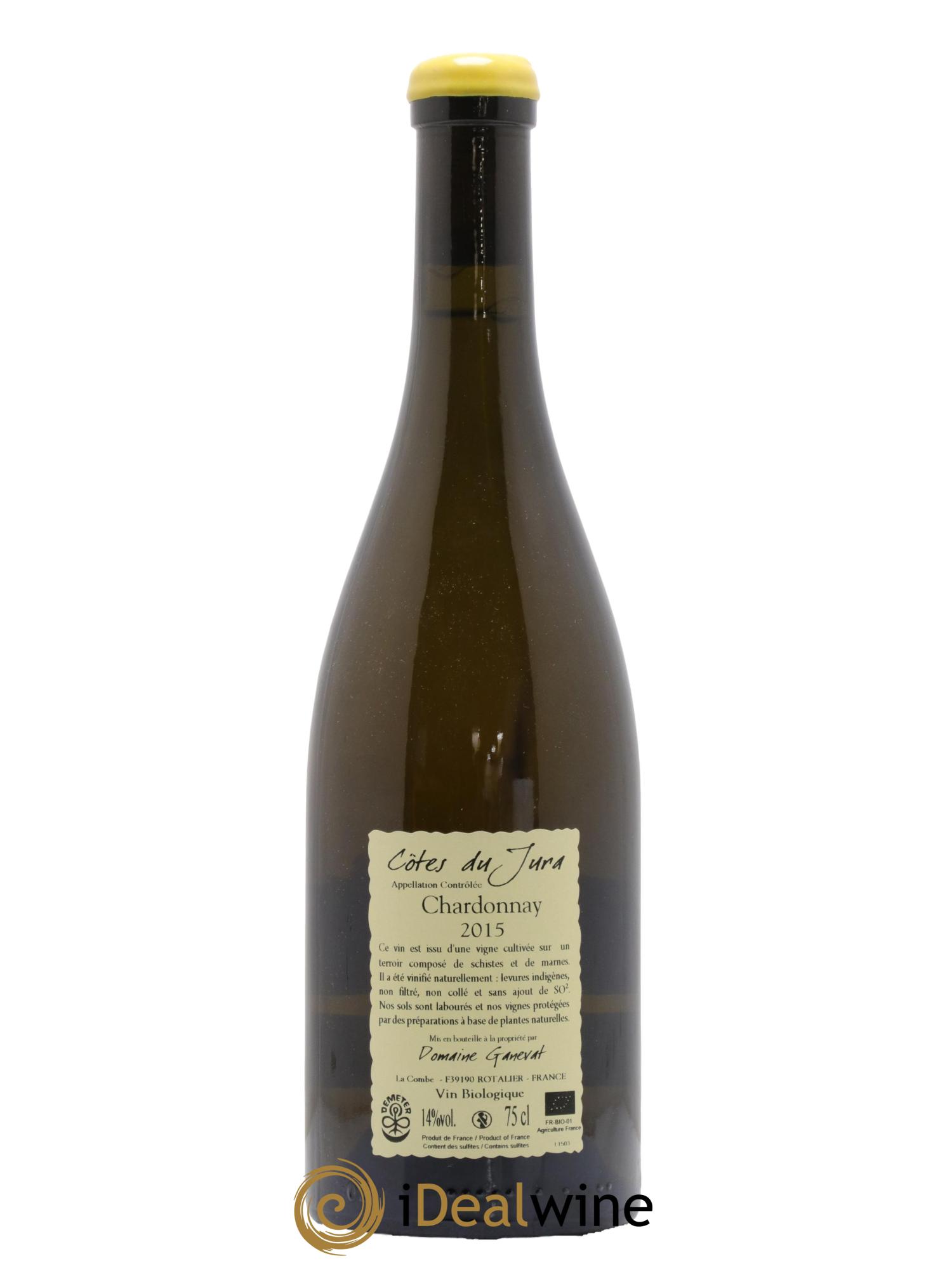 Côtes du Jura Grusse en Billat Jean-François Ganevat (Domaine) 2015 - Lot de 1 bouteille - 1