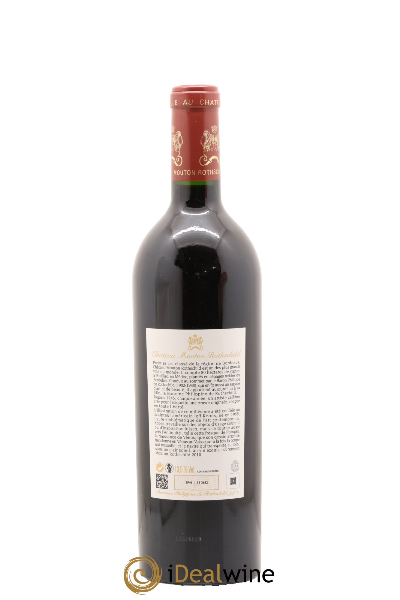 Château Mouton Rothschild 1er Grand Cru Classé  2010 - Posten von 1 Flasche - 1