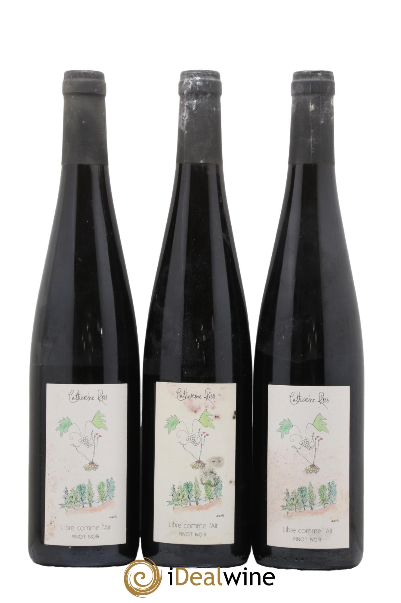Alsace Pinot Noit Libre Comme L'Air Catherine Riss 2020 - Posten von 3 Flaschen - 0