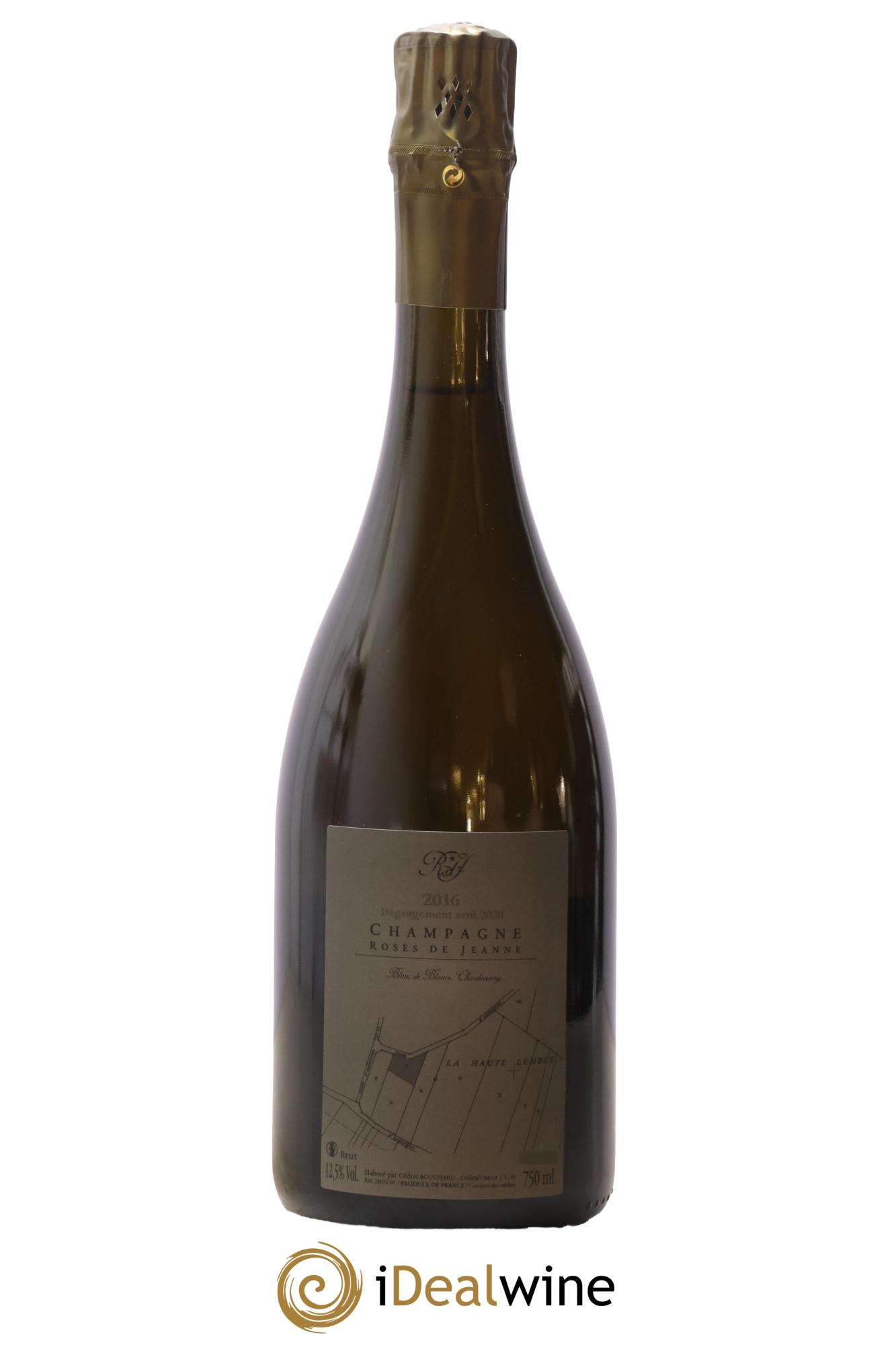 Roses de Jeanne La Haute-Lemblé Cédric Bouchard 2016 - Lot of 1 bottle - 1