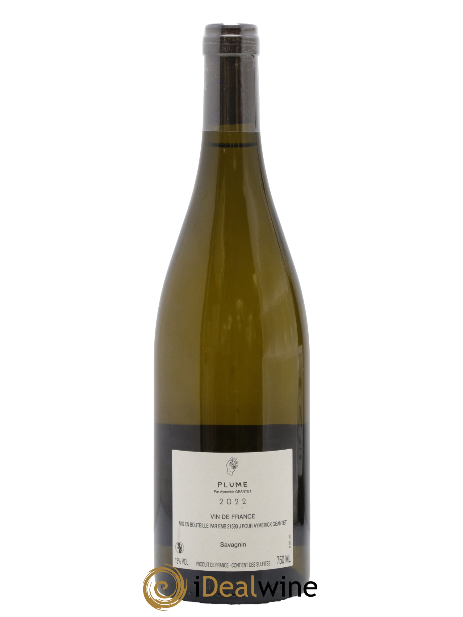 Vin de France Savagnin Plume Domaine Aymerick Geantet 2022 - Lot of 1 bottle - 1