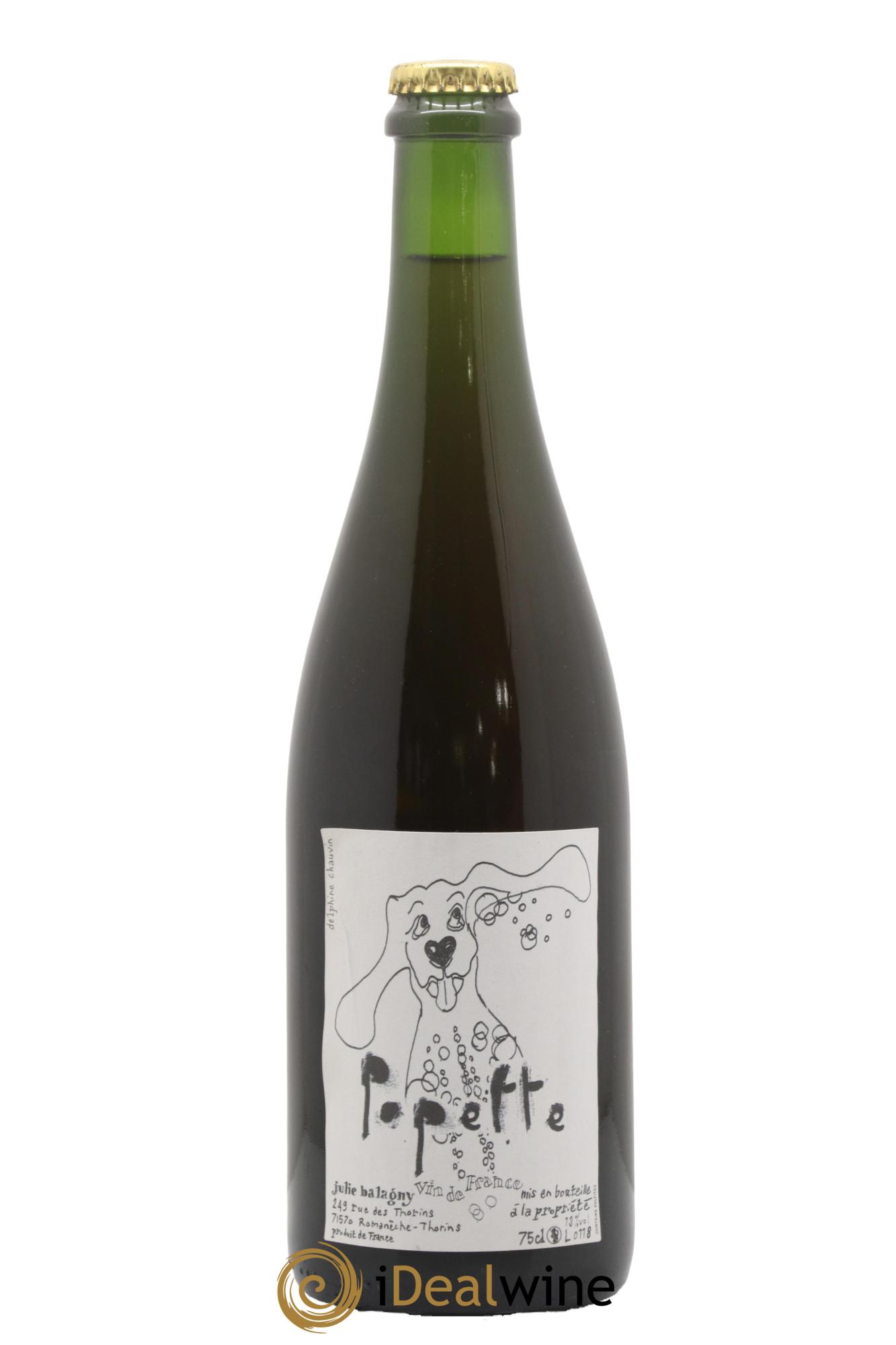 Vin de France Popette Julie Balagny 2018 - Lot de 1 bouteille - 0