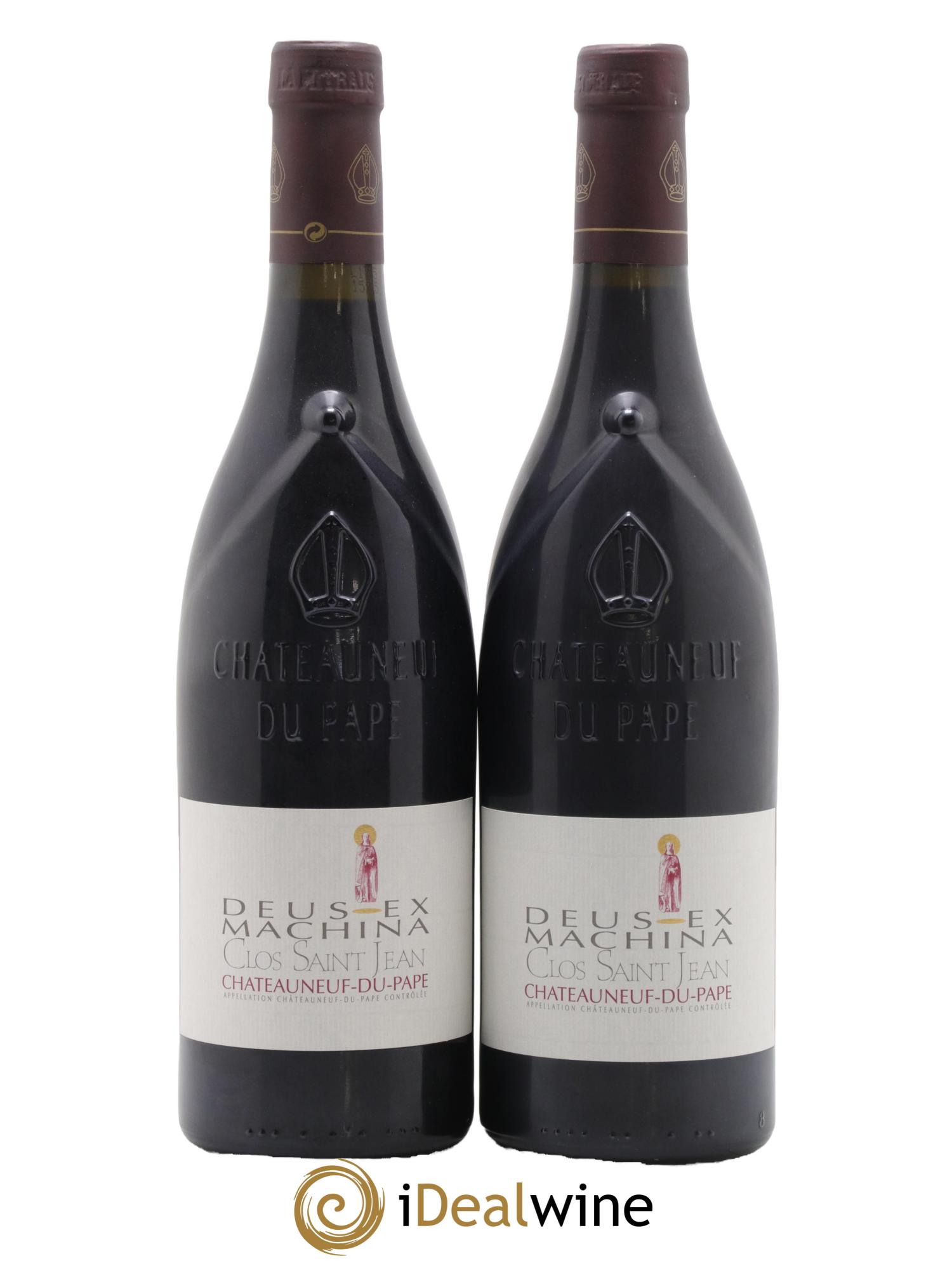 Châteauneuf-du-Pape Clos Saint-Jean Deus Ex Machina Pascal et Vincent Maurel 2017 - Lot de 2 bouteilles - 0