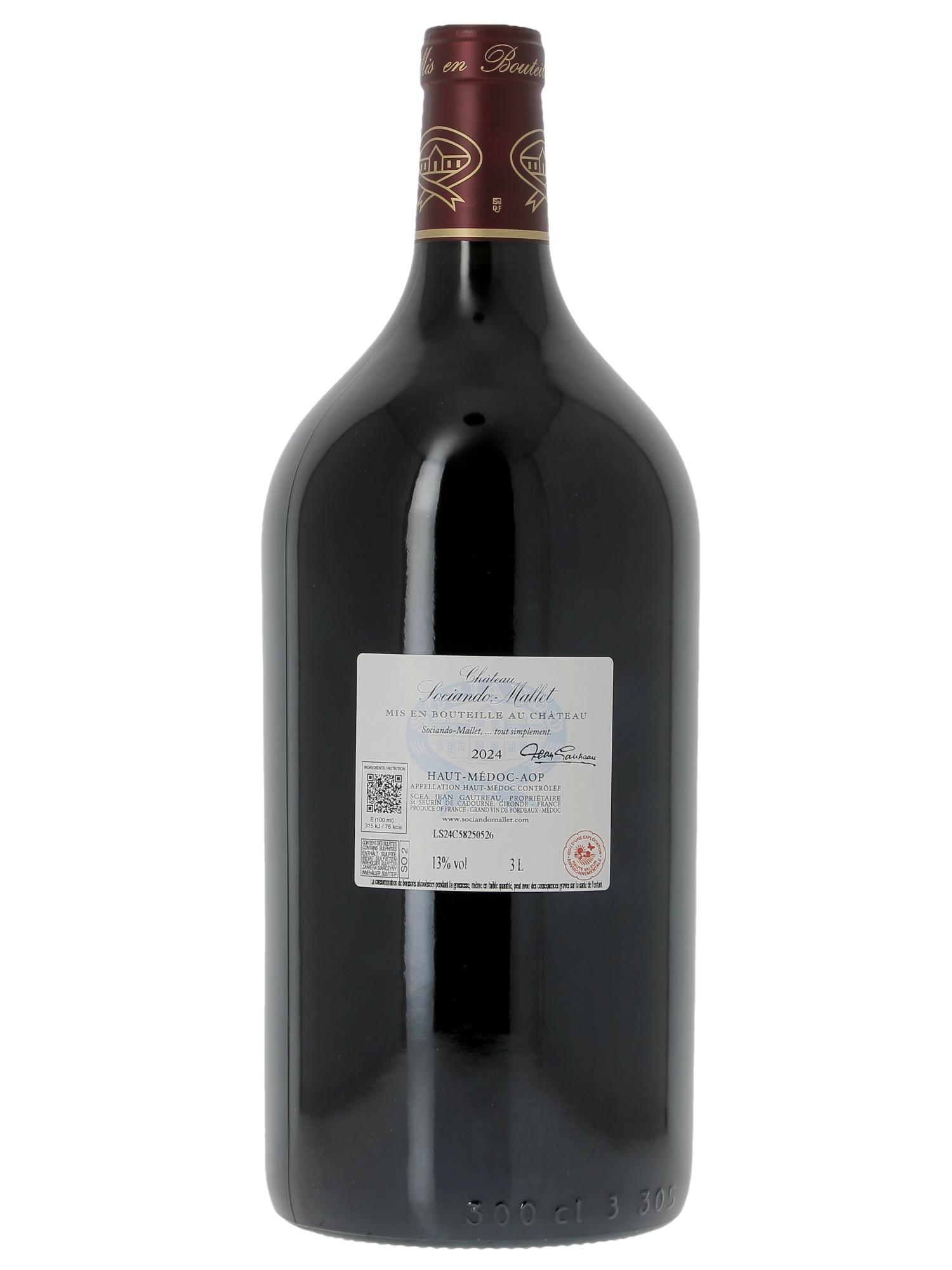 Château Sociando Mallet 2024 - Lot of 1 double magnum - 2