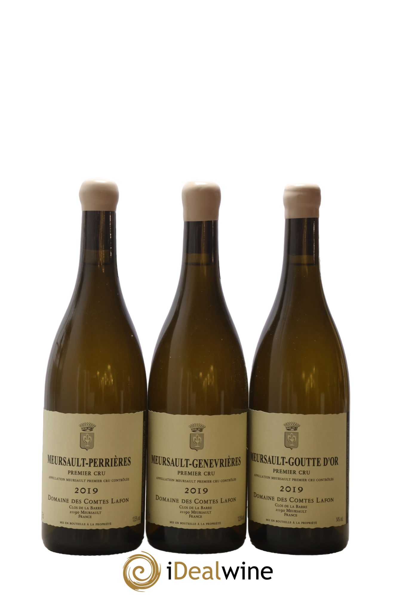 Meursault 1er Cru Caisse Prestige 6 Climats Comtes Lafon (Domaine des)  2019 - Lot de 6 bouteilles - 2