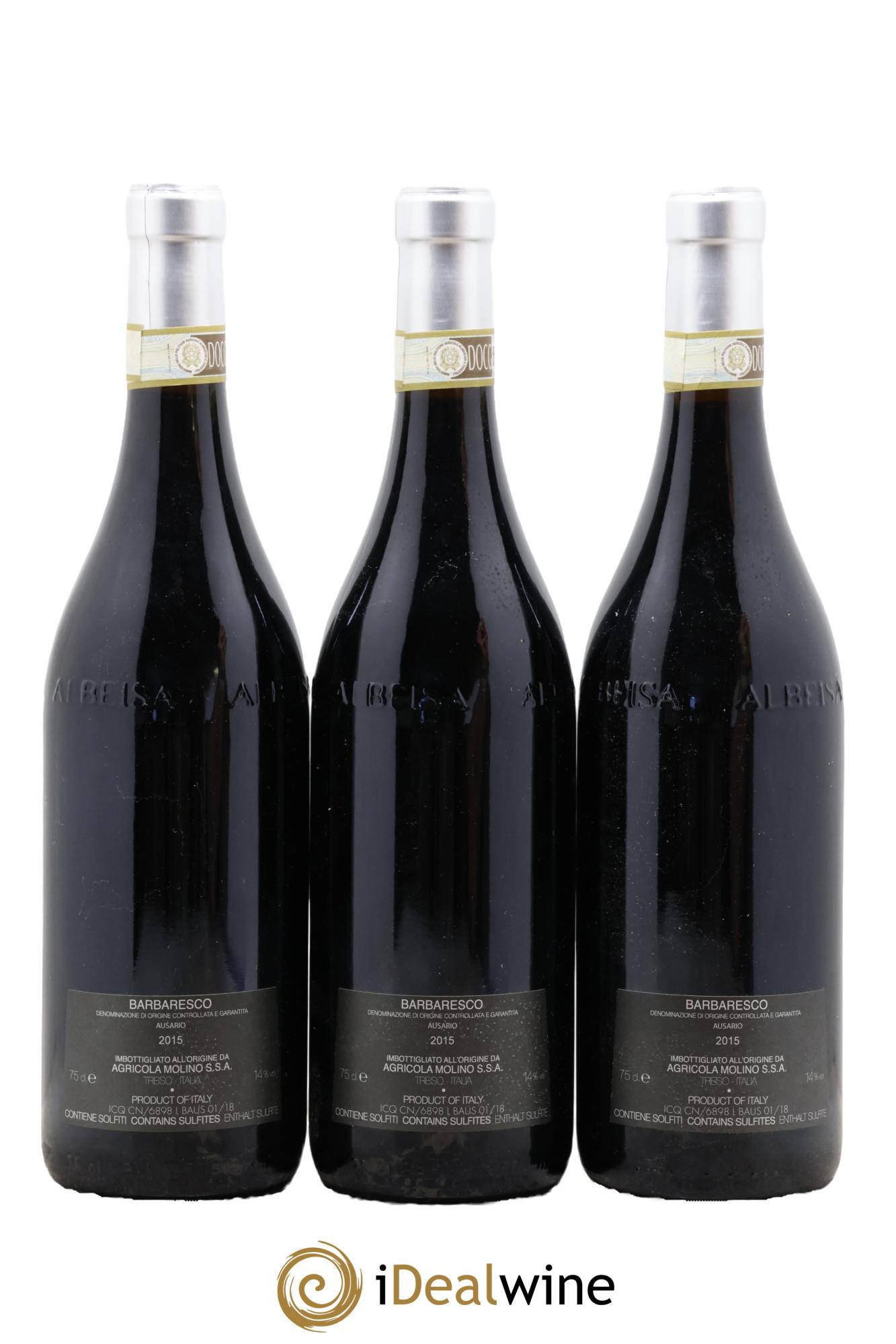 Barbaresco DOCG Ausario 2016 - Lot de 3 bouteilles - 1