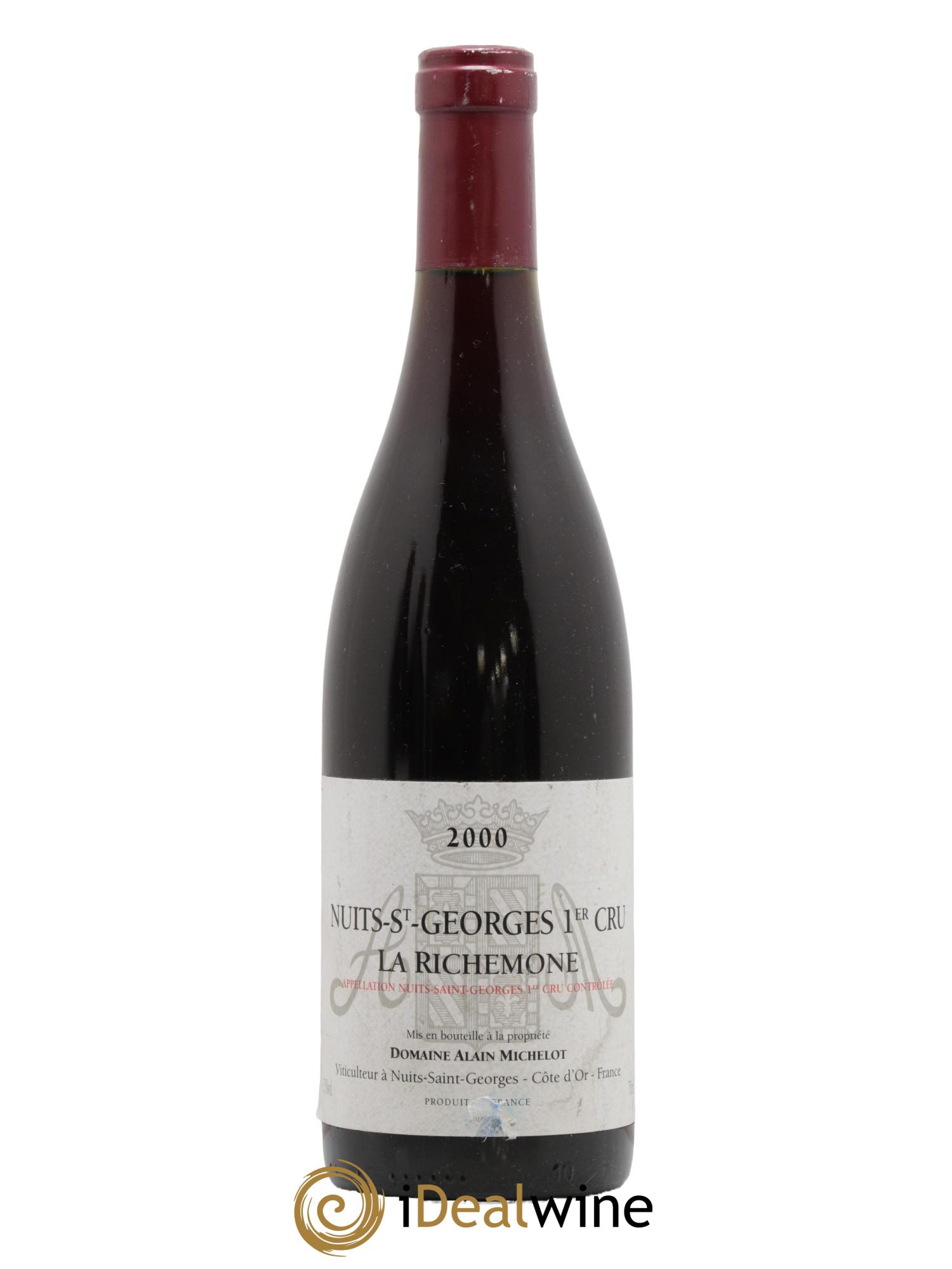 Nuits-Saint-Georges 1er Cru La Richemonne Alain Michelot 2000 - Lot de 1 bouteille - 0