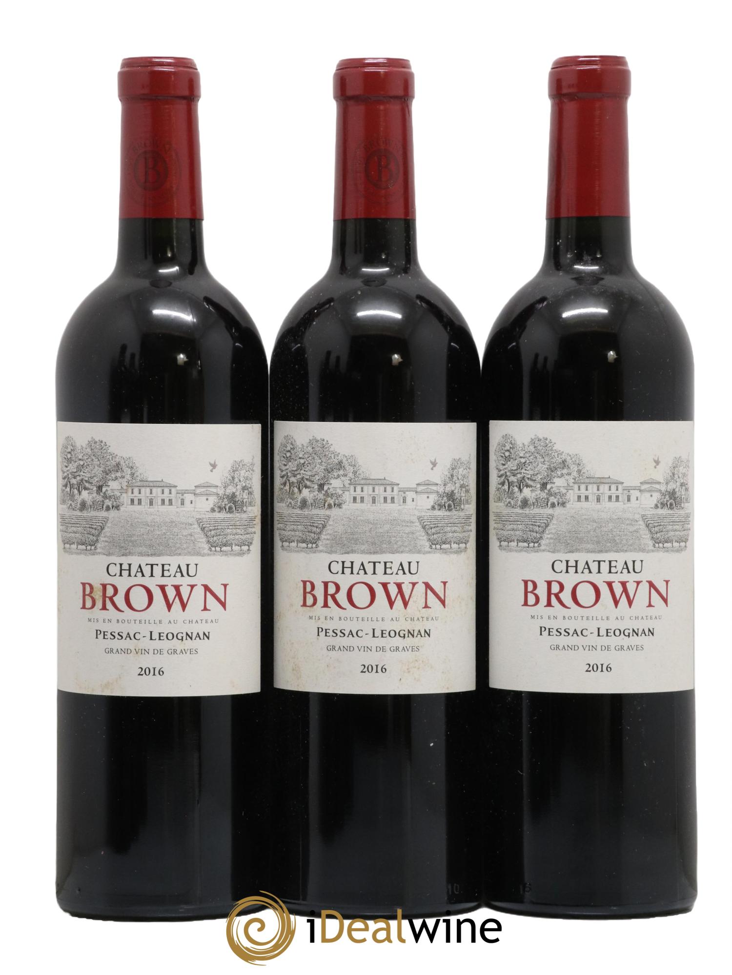 Château Brown 2016 - Lot de 6 bouteilles - 1