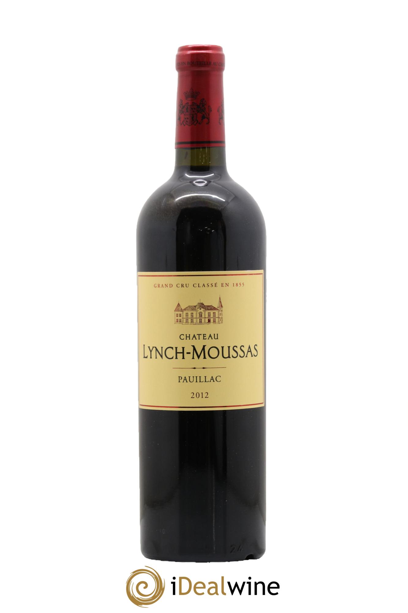 Château Lynch Moussas 5ème Grand Cru Classé 2012 - Lot de 1 bouteille - 0