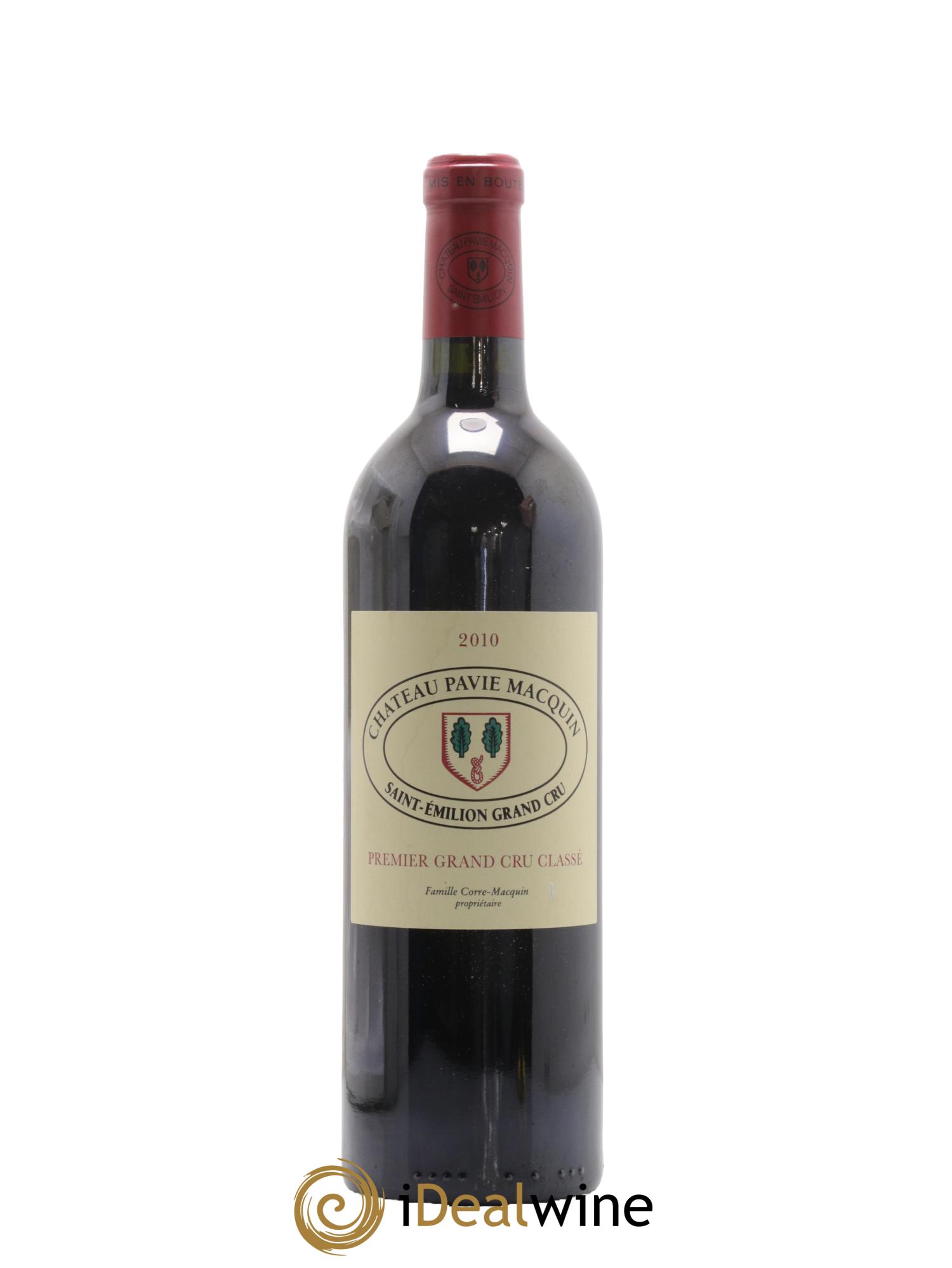 Château Pavie Macquin 1er Grand Cru Classé B 2010 - Lot de 1 bouteille - 0