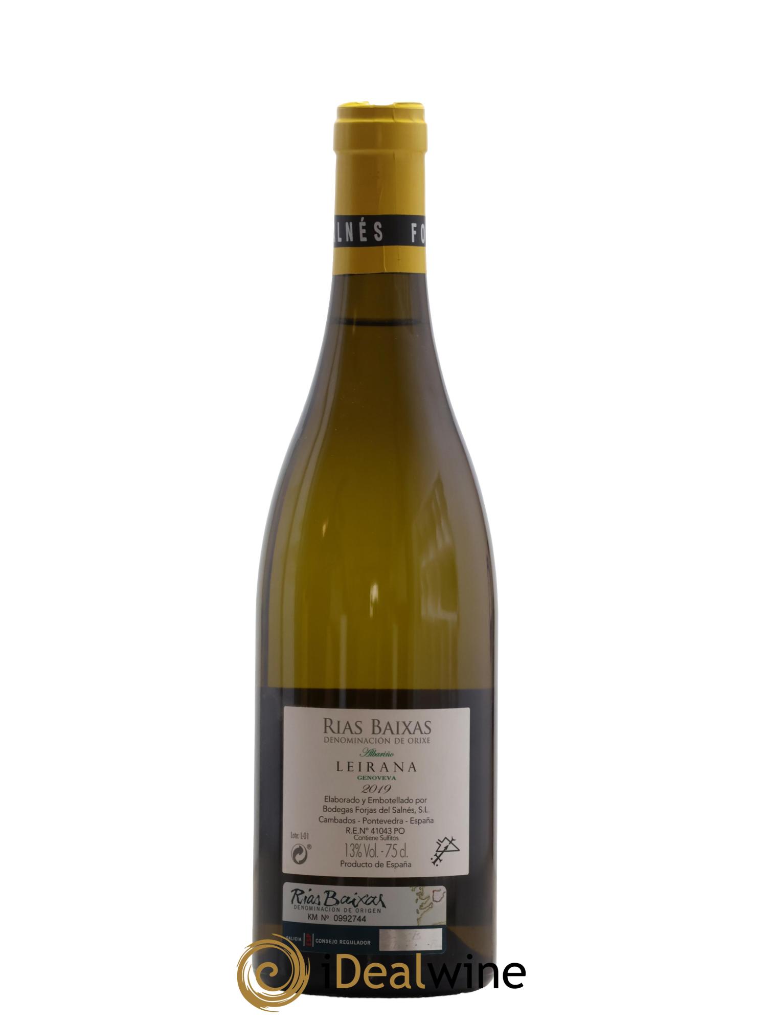 Rias Baixas DO Forjas del Salnés Leirana Genoveva 2019 - Lot de 1 bouteille - 1