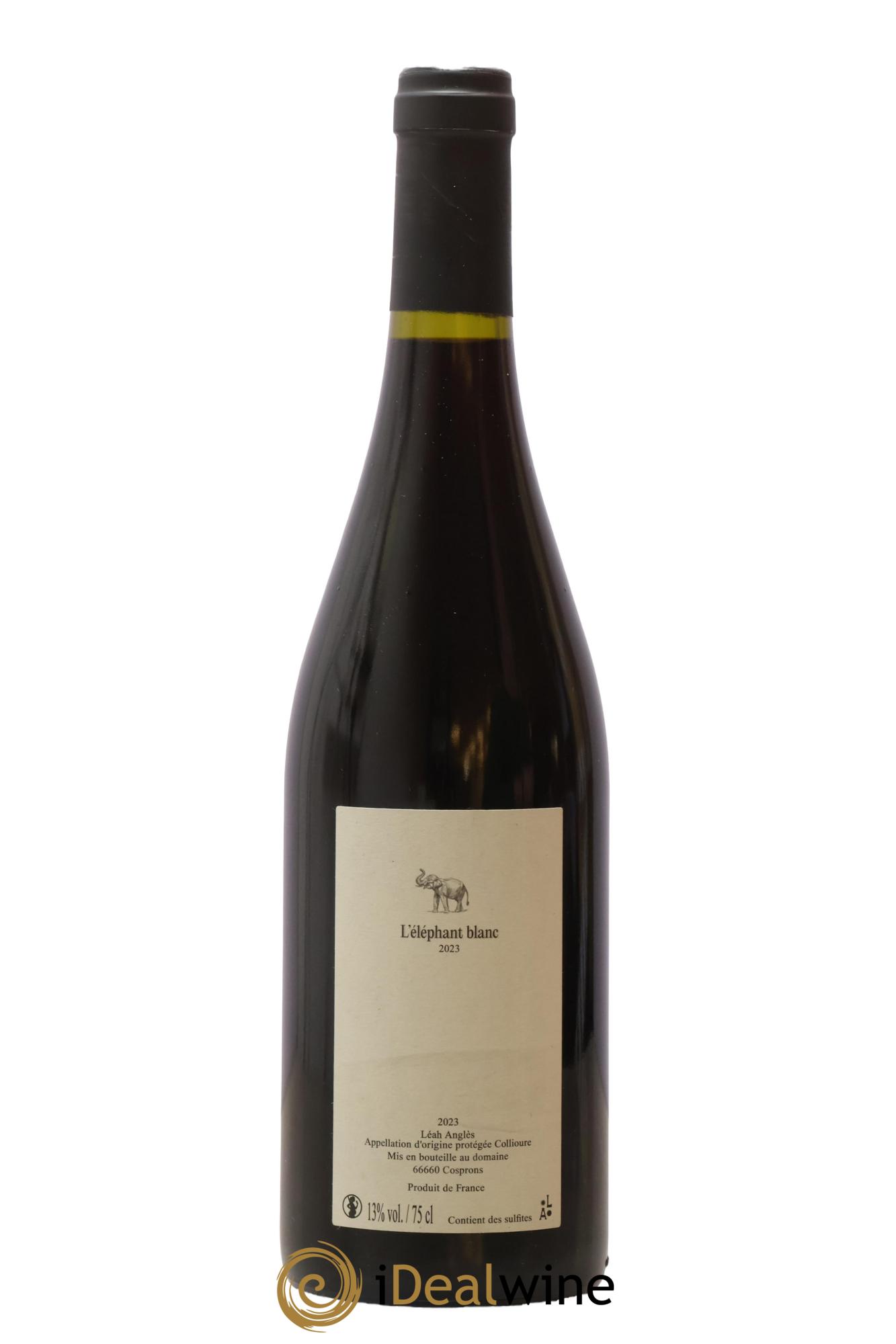 Vin de France L'Eléphant Blanc Leah Anglès 2023 - Lotto di 1 bottiglia - 0