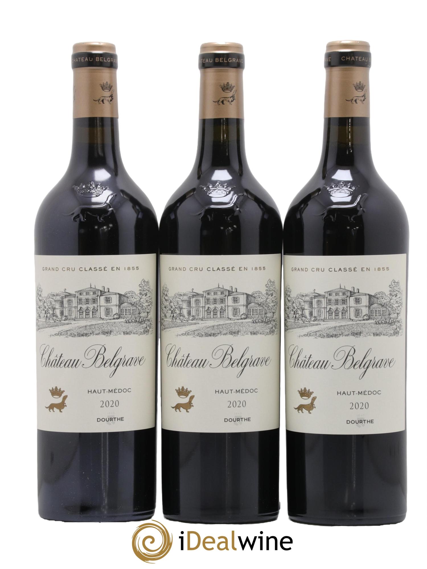 Château Belgrave 5ème Grand Cru Classé Chateau Belgrave 2020 - Lot de 6 bouteilles - 2