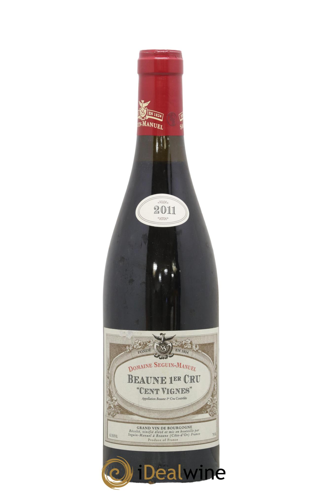 Beaune 1er Cru Cents Vignes Seguin Manuel 2011 - Lot de 1 bouteille - 0
