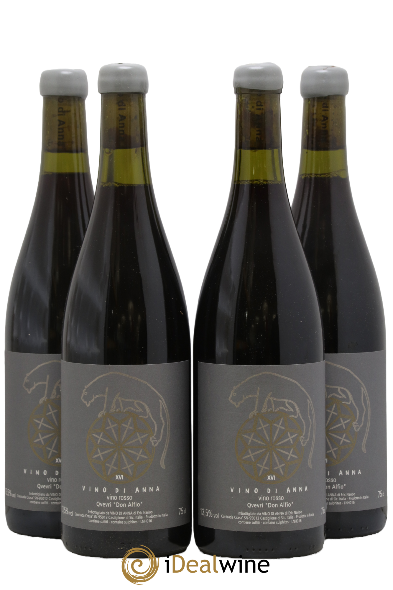 IGT Sicile Vino Rosso Qvevri Don Alfio Vino di Anna 2016 - Lotto di 4 bottiglie - 0