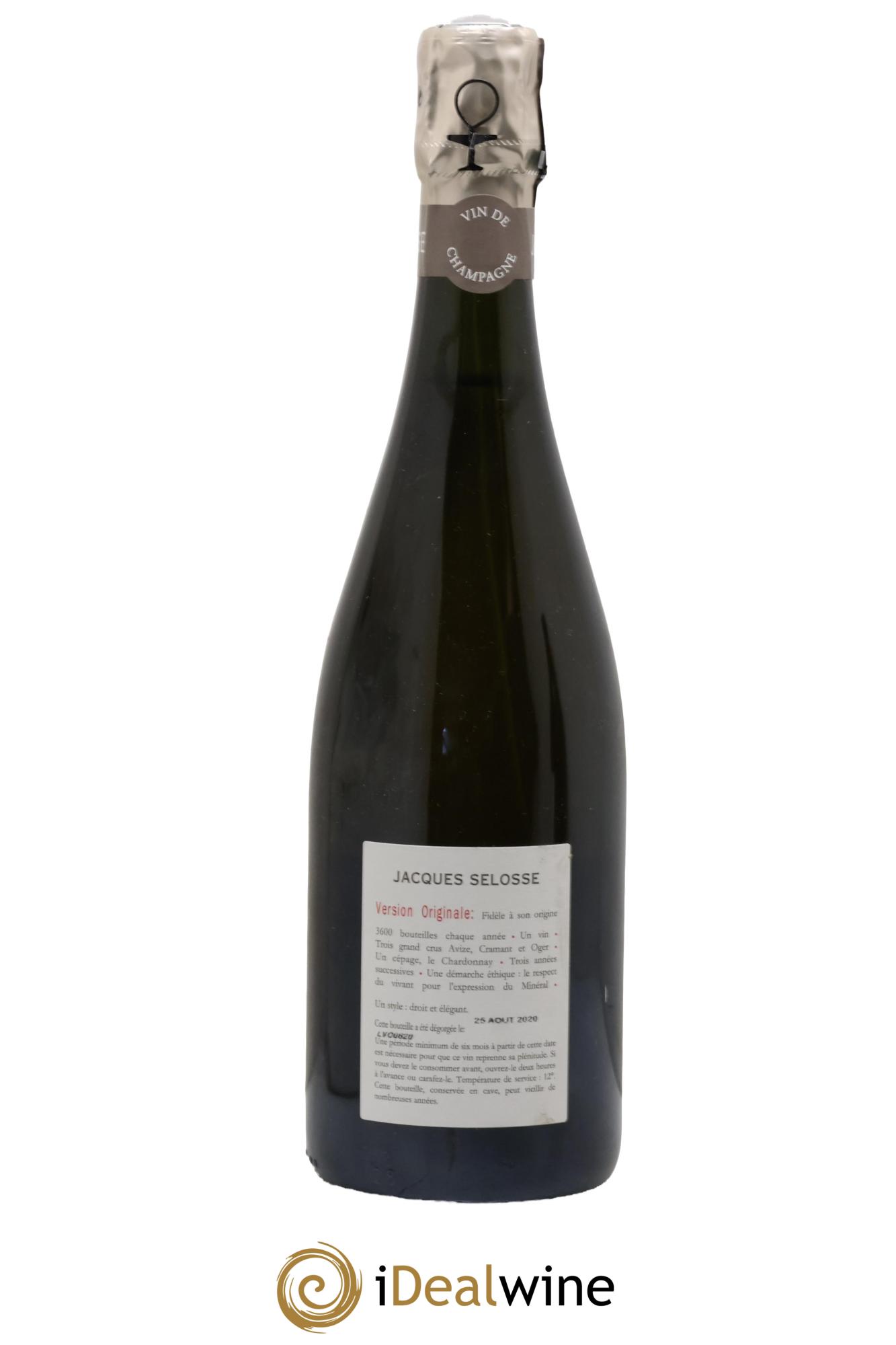 Version Originale Jacques Selosse - Lot de 1 bouteille - 1