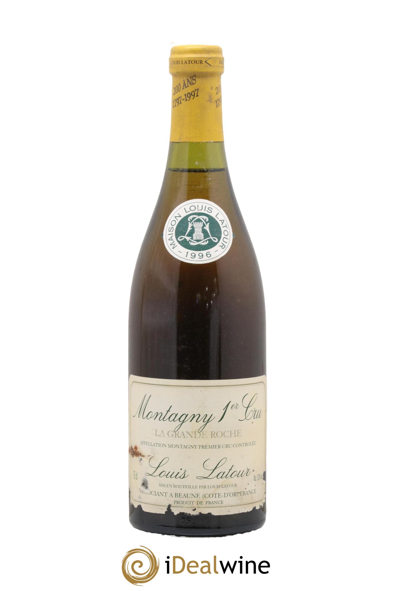 Montagny 1er Cru La Grande roche Louis Latour 1996 - Lot de 1 bouteille - 0