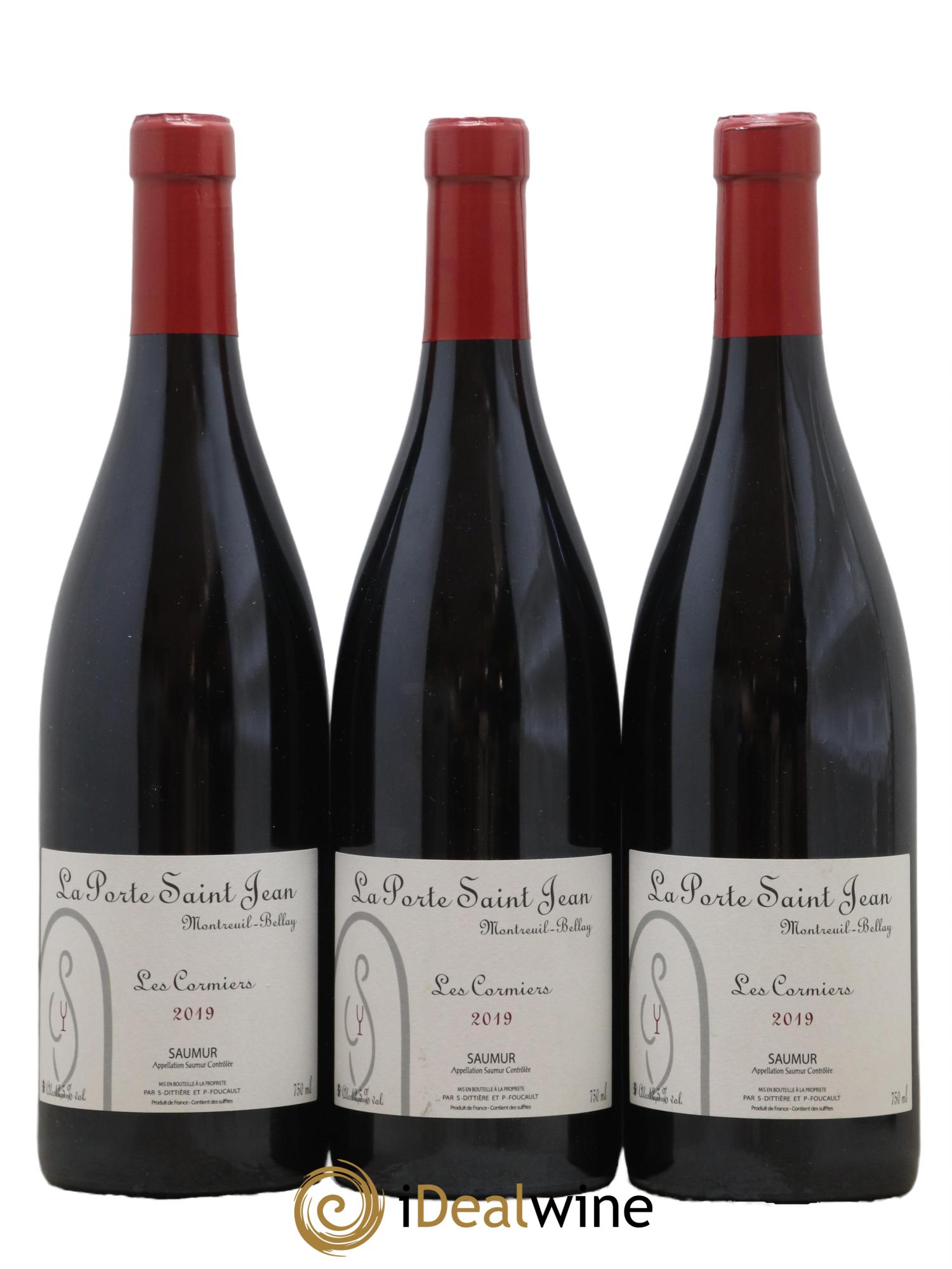 Saumur Les Cormiers La Porte Saint Jean 2019 - Lot de 3 bouteilles - 0