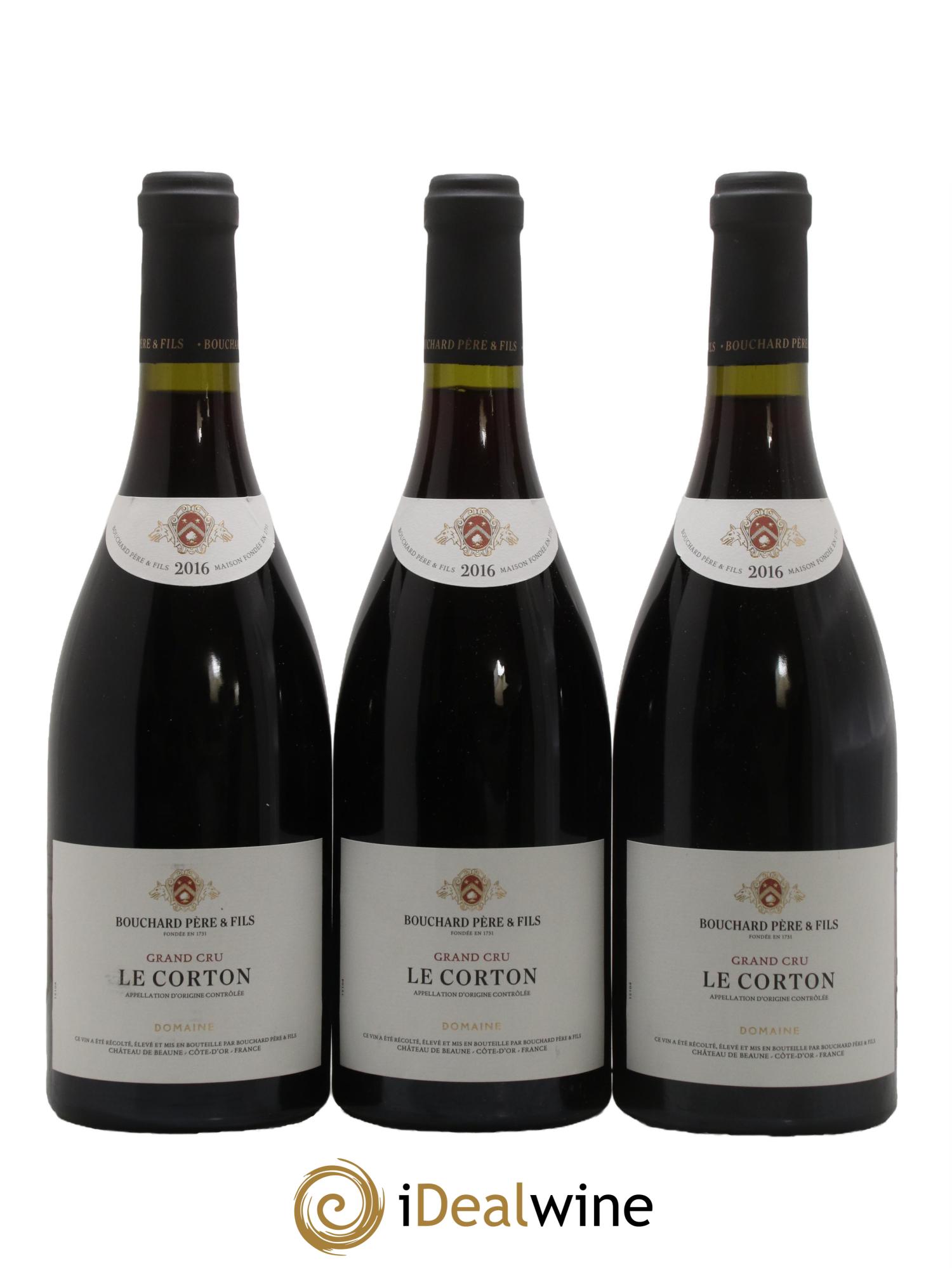 Corton Grand Cru Le Corton Bouchard Père & Fils 2016 - Lot de 3 bouteilles - 0