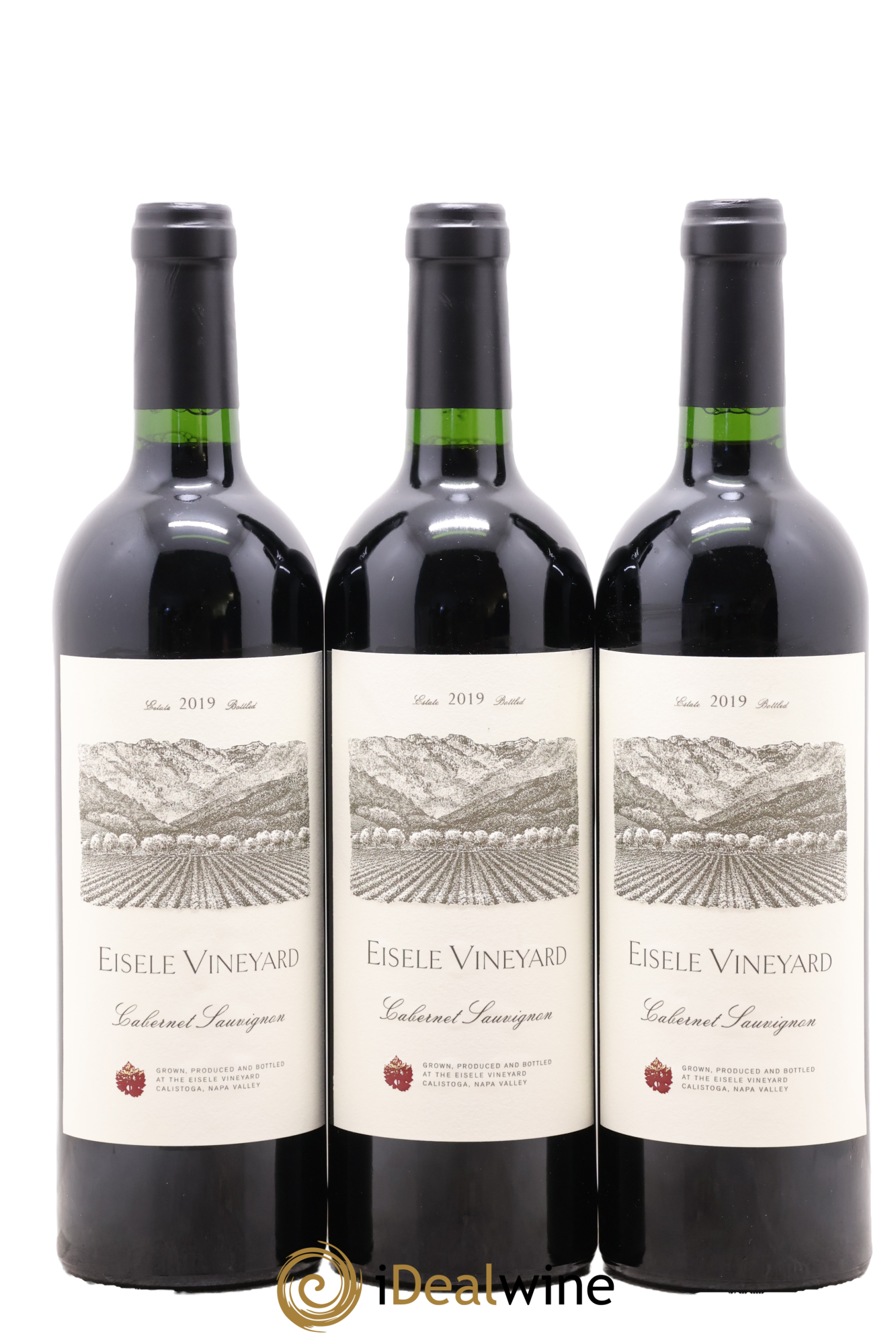 Eisele Vineyard Araujo Estate Wines Cabernet Sauvignon 2019 - Lot de 3 bouteilles - 0