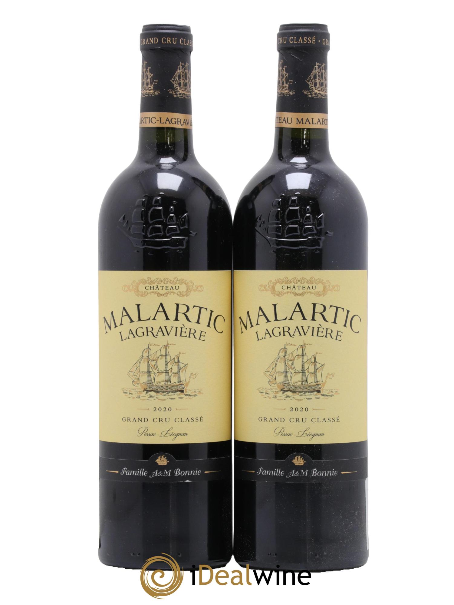 Château Malartic-Lagravière Cru Classé de Graves 2020 - Lot de 2 bouteilles - 0