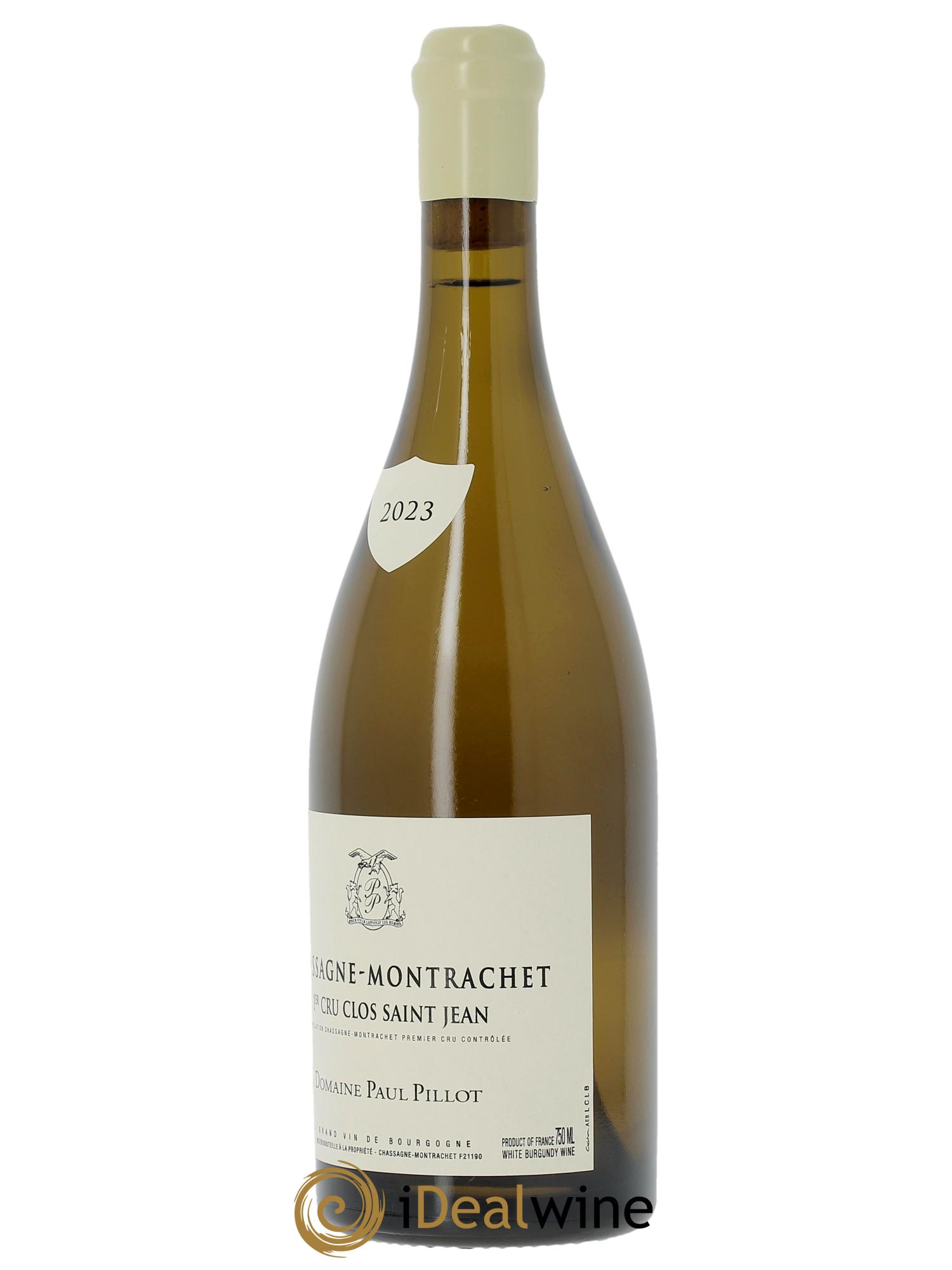 Chassagne-Montrachet 1er Cru Clos Saint-Jean Paul Pillot (Domaine)  2023 - Lotto di 1 bottiglia - 1