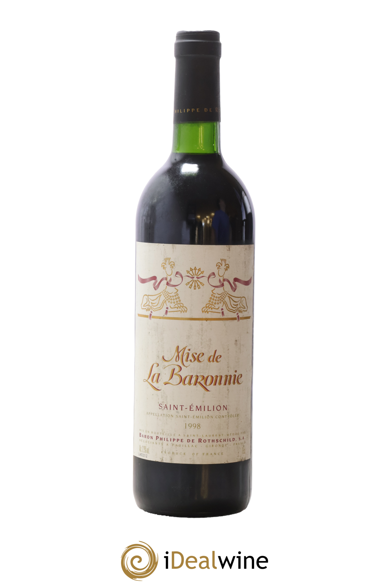 Pauillac Mise la Baronnie 1998 - Lot de 1 bouteille - 0