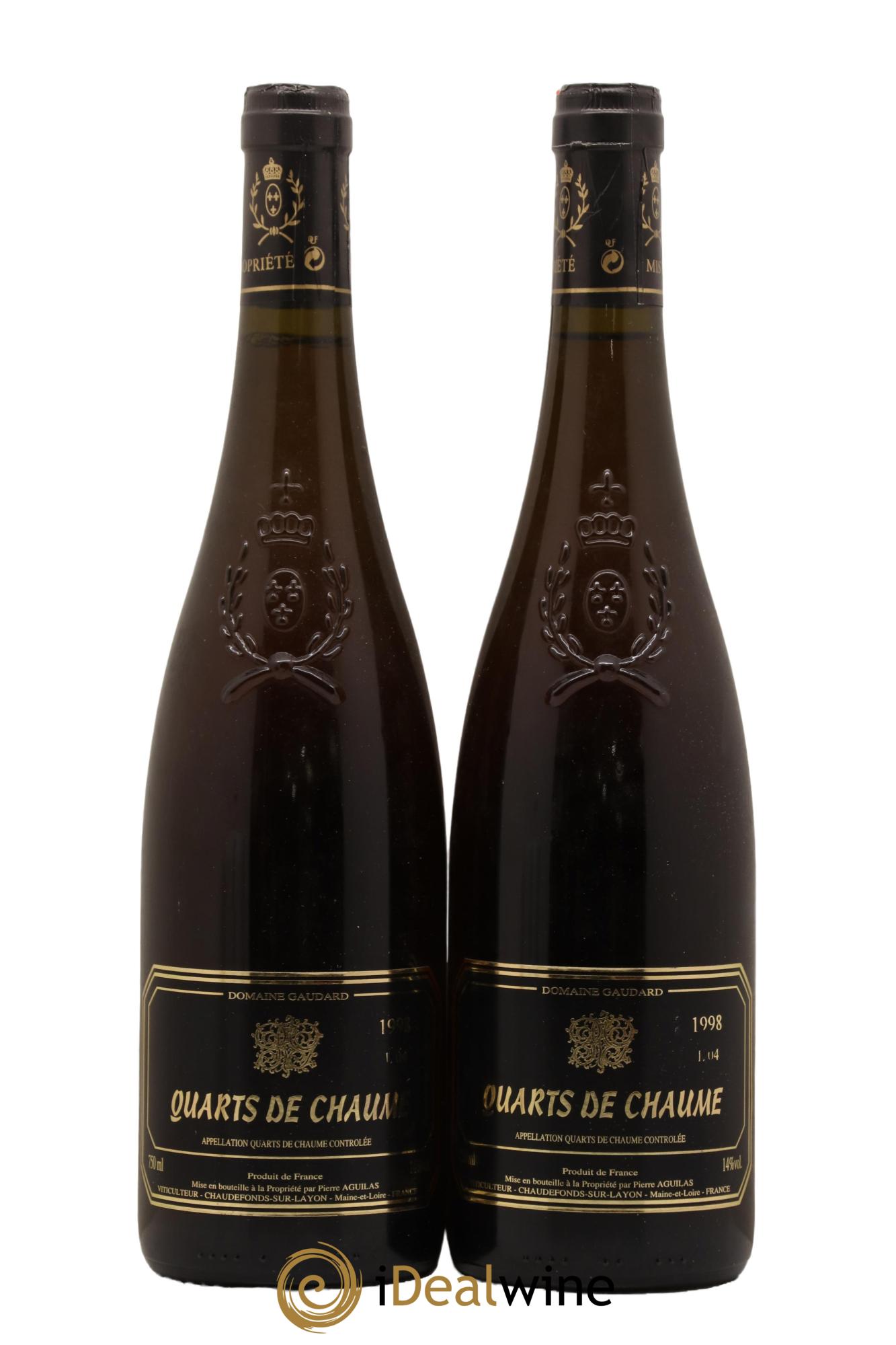 Quarts de Chaume Pierre Aguilas 1998 - Lotto di 2 bottiglie - 0