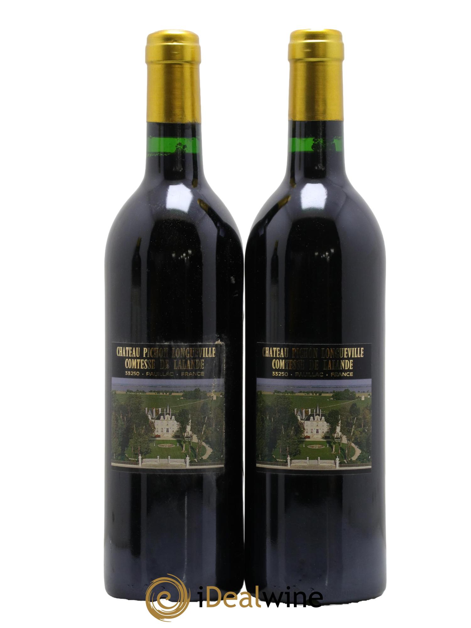 Château Pichon Longueville Comtesse de Lalande 2ème Grand Cru Classé 1989 - Lot de 2 bouteilles - 1