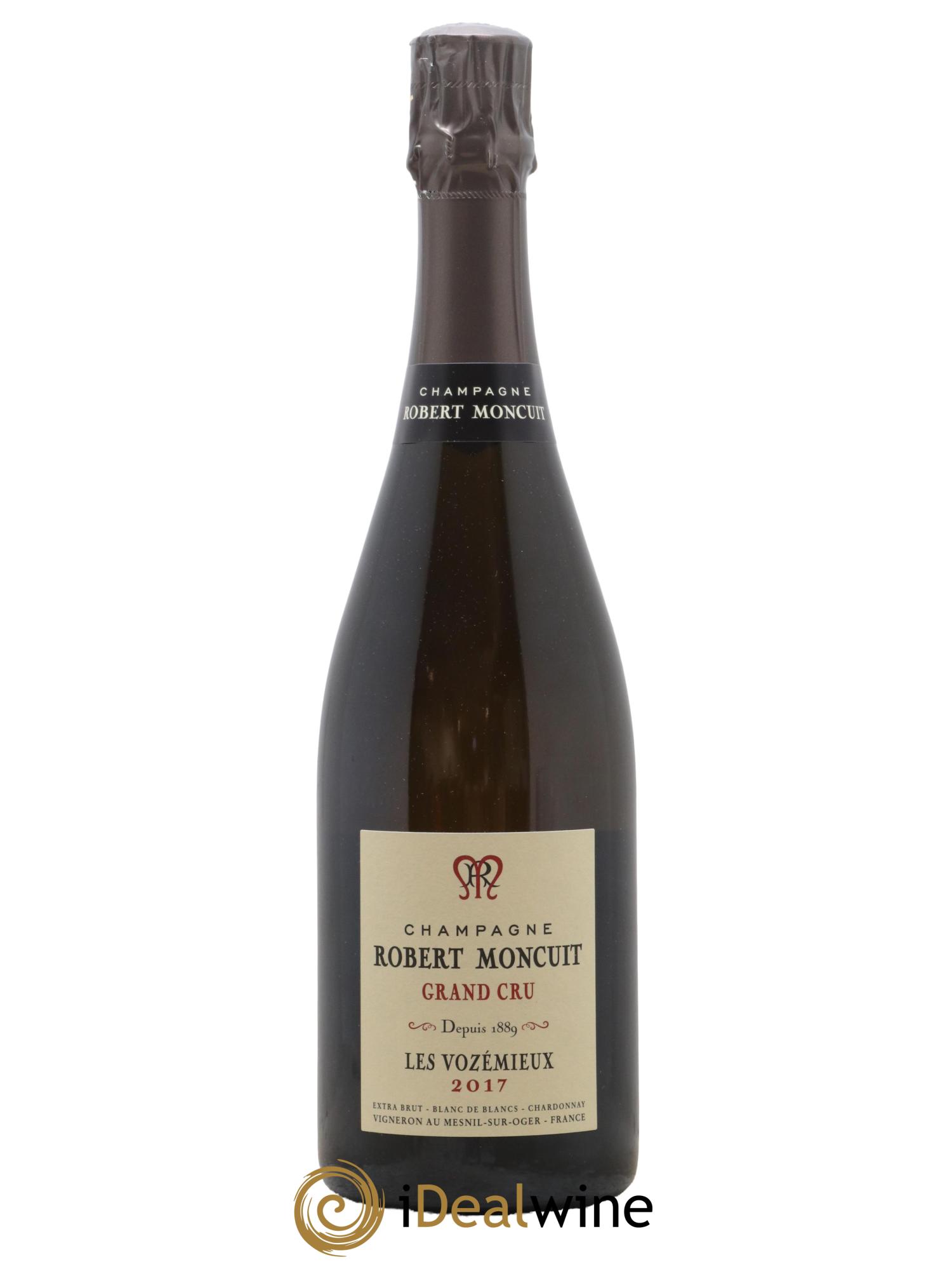 Vozémieux Blanc de Blancs Grand Cru Extra-Brut Robert Moncuit 2017 - Lot de 1 bouteille - 0