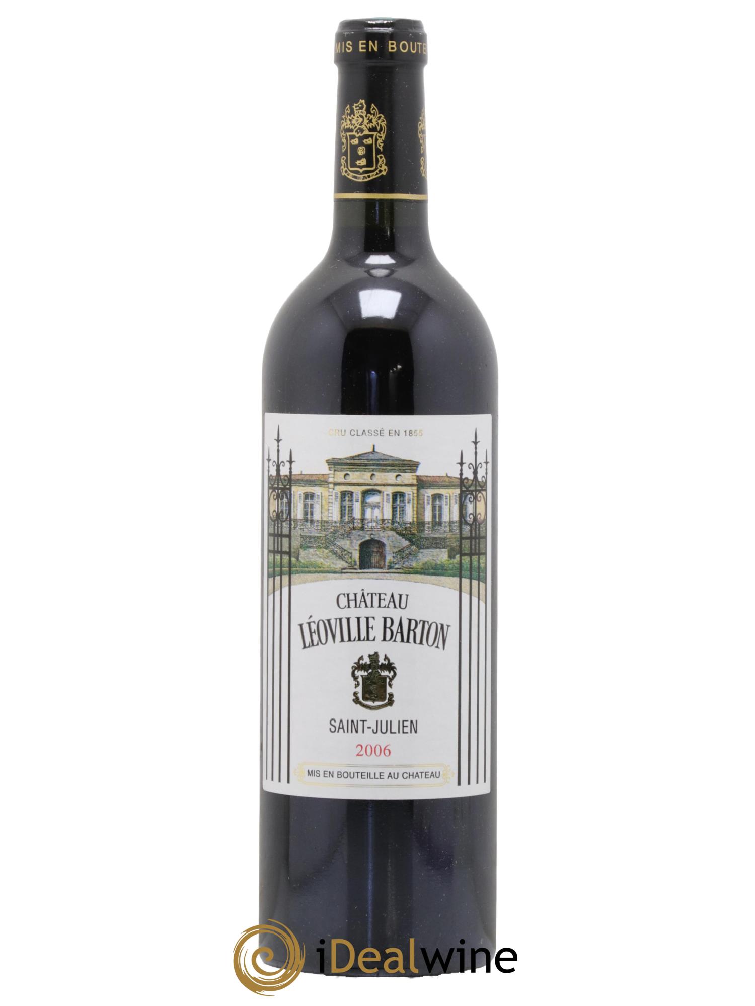 Château Léoville Barton 2ème Grand Cru Classé 2006 - Lot de 1 bouteille - 0
