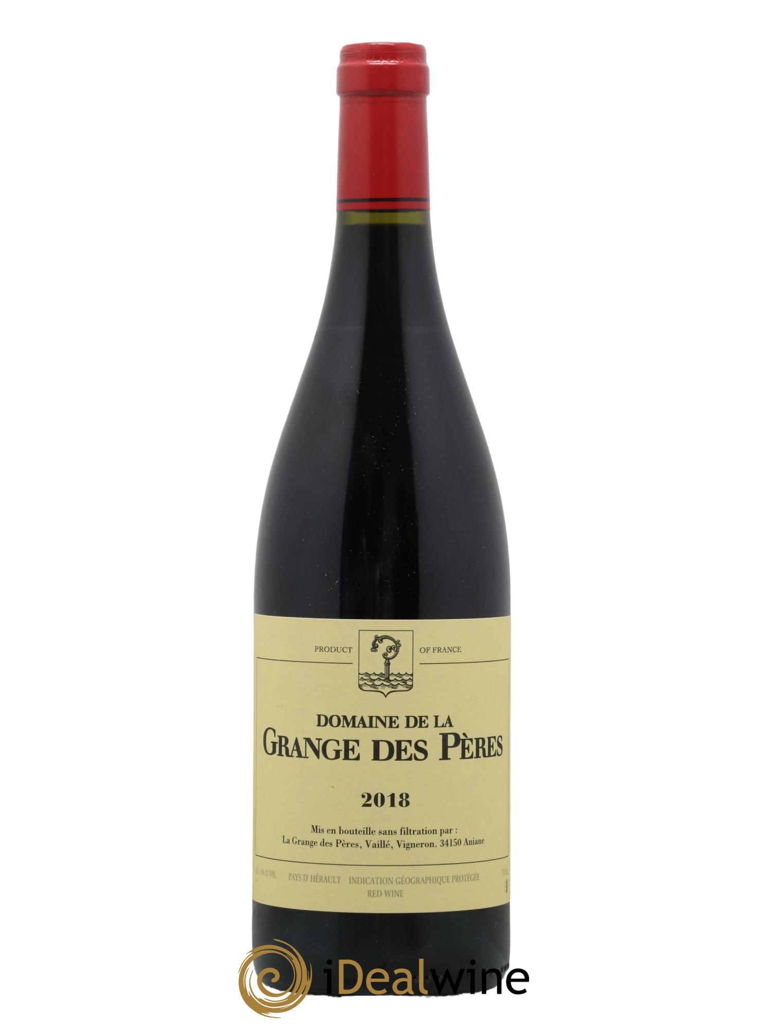 Pays d'Hérault Grange des Pères Laurent Vaillé 2018 - Lot de 1 bouteille - 0