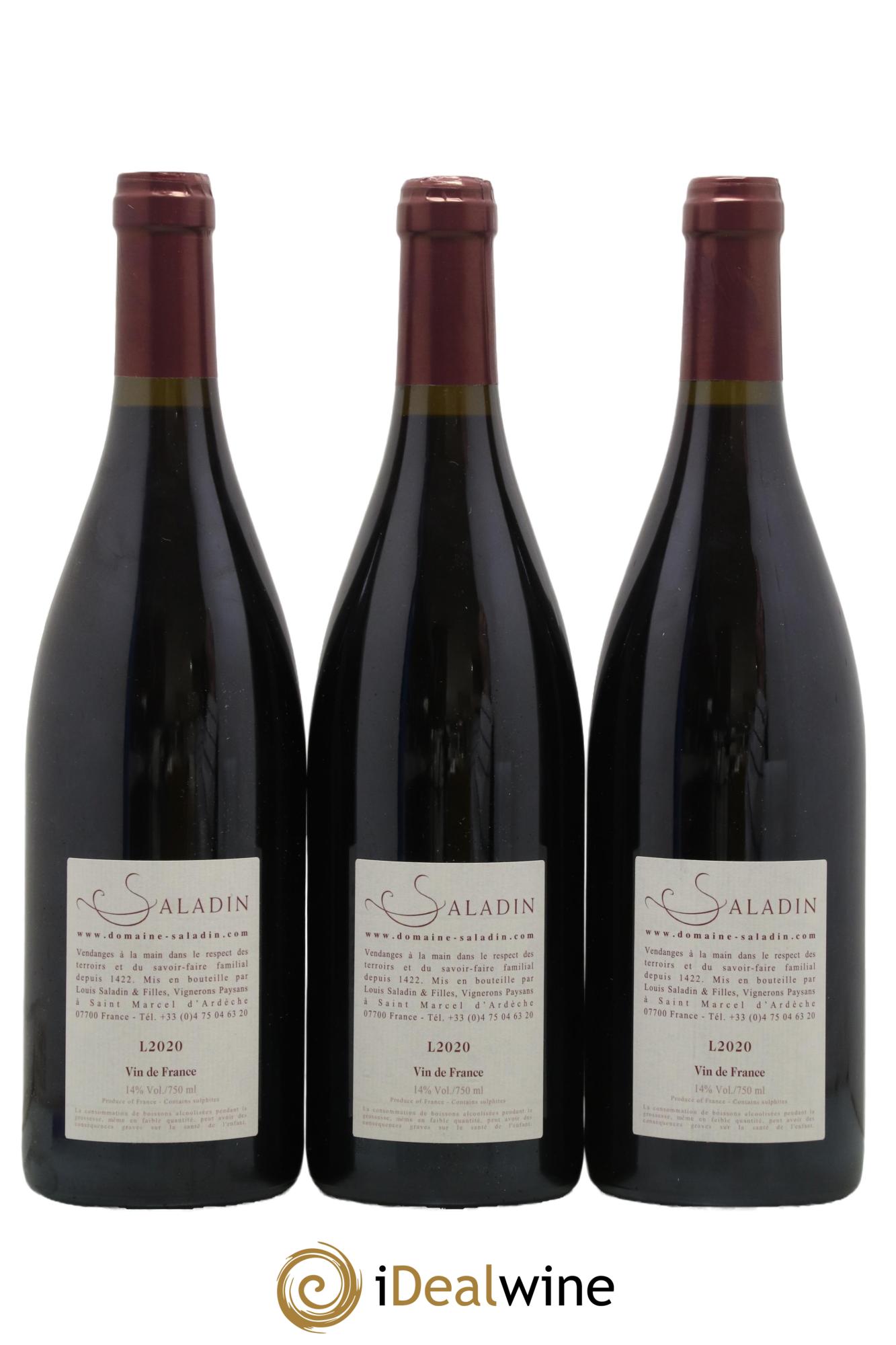 Vin de France Haut Brissan Domaine Saladin 2020 - Posten von 3 Flaschen - 1