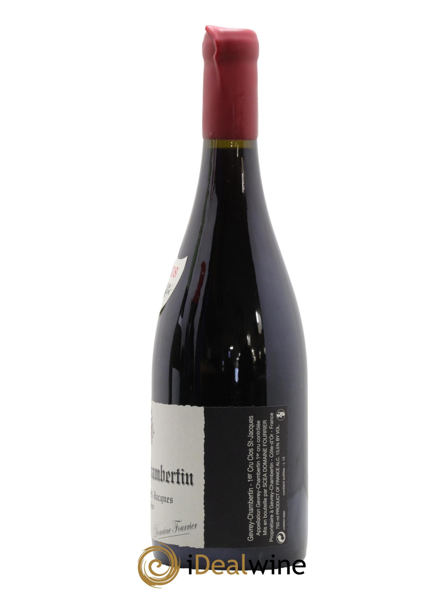 Gevrey-Chambertin 1er Cru Clos Saint-Jacques Vieille Vigne Fourrier (Domaine) 2008 - Lot of 1 bottle - 1