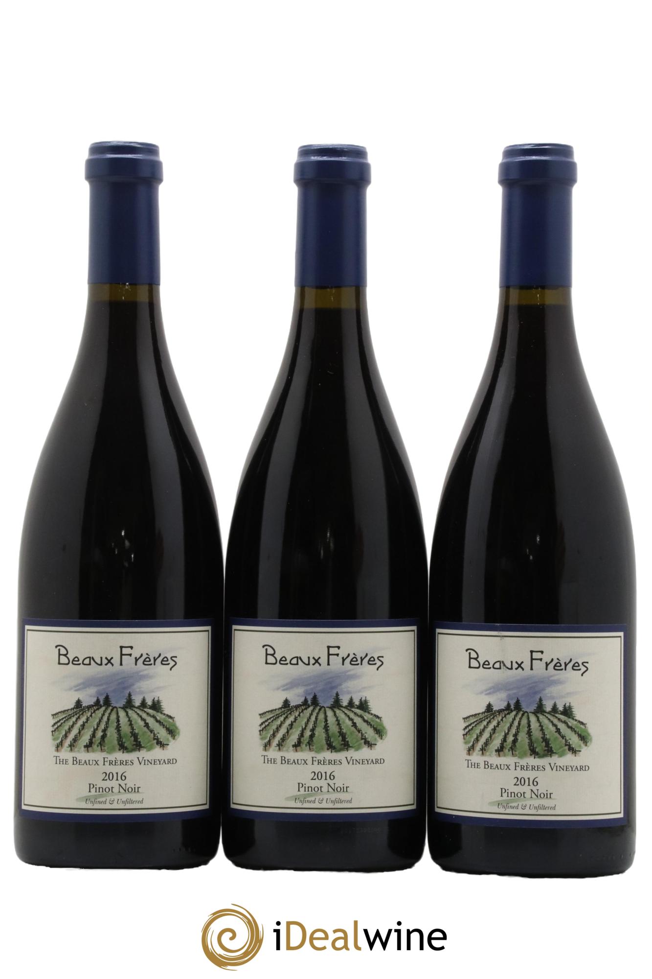 USA Willamette Valley Beaux Frères The Beaux Frères Vineyard 2016 - Lot de 3 bouteilles - 0