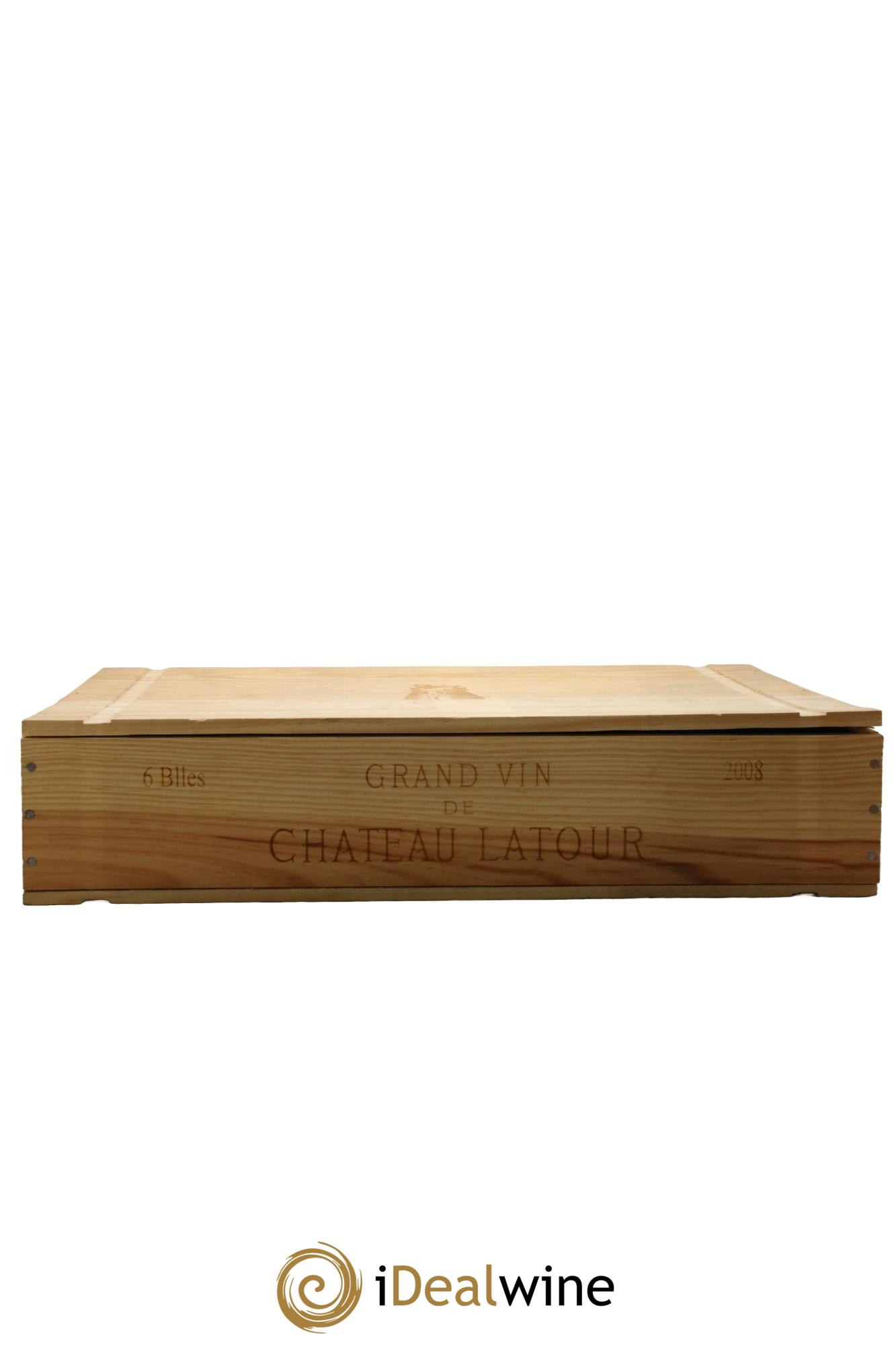 Château Latour 1er Grand Cru Classé  2008 - Lot de 6 bouteilles - 6