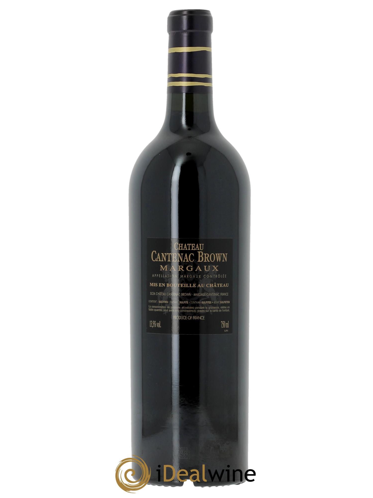 Château Cantenac Brown 3ème Grand Cru Classé (OWC if 6 bts) 2023 - Lot of 1 bottle - 1