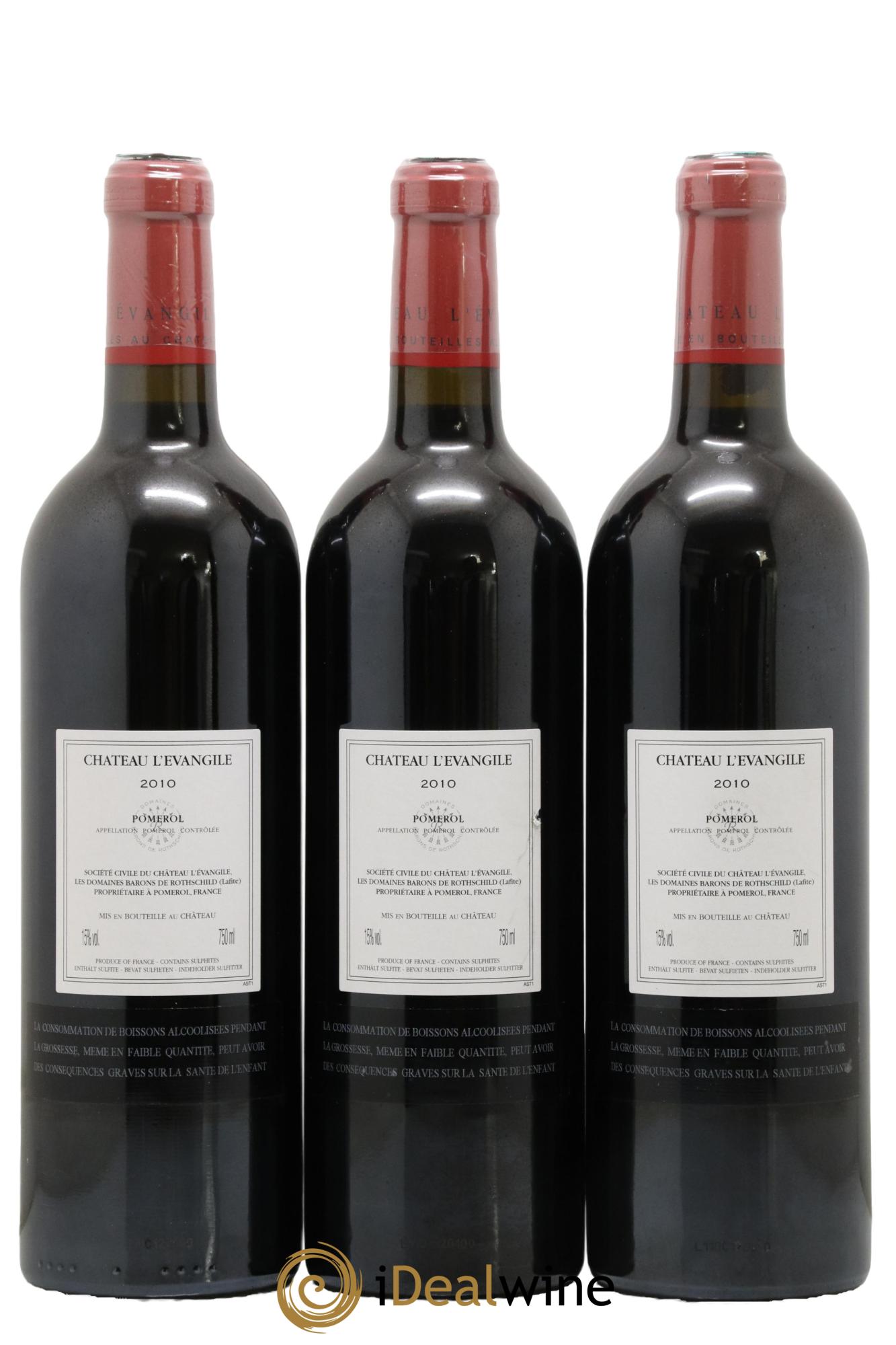 Château l' Évangile 2010 - Lotto di 6 bottiglie - 4