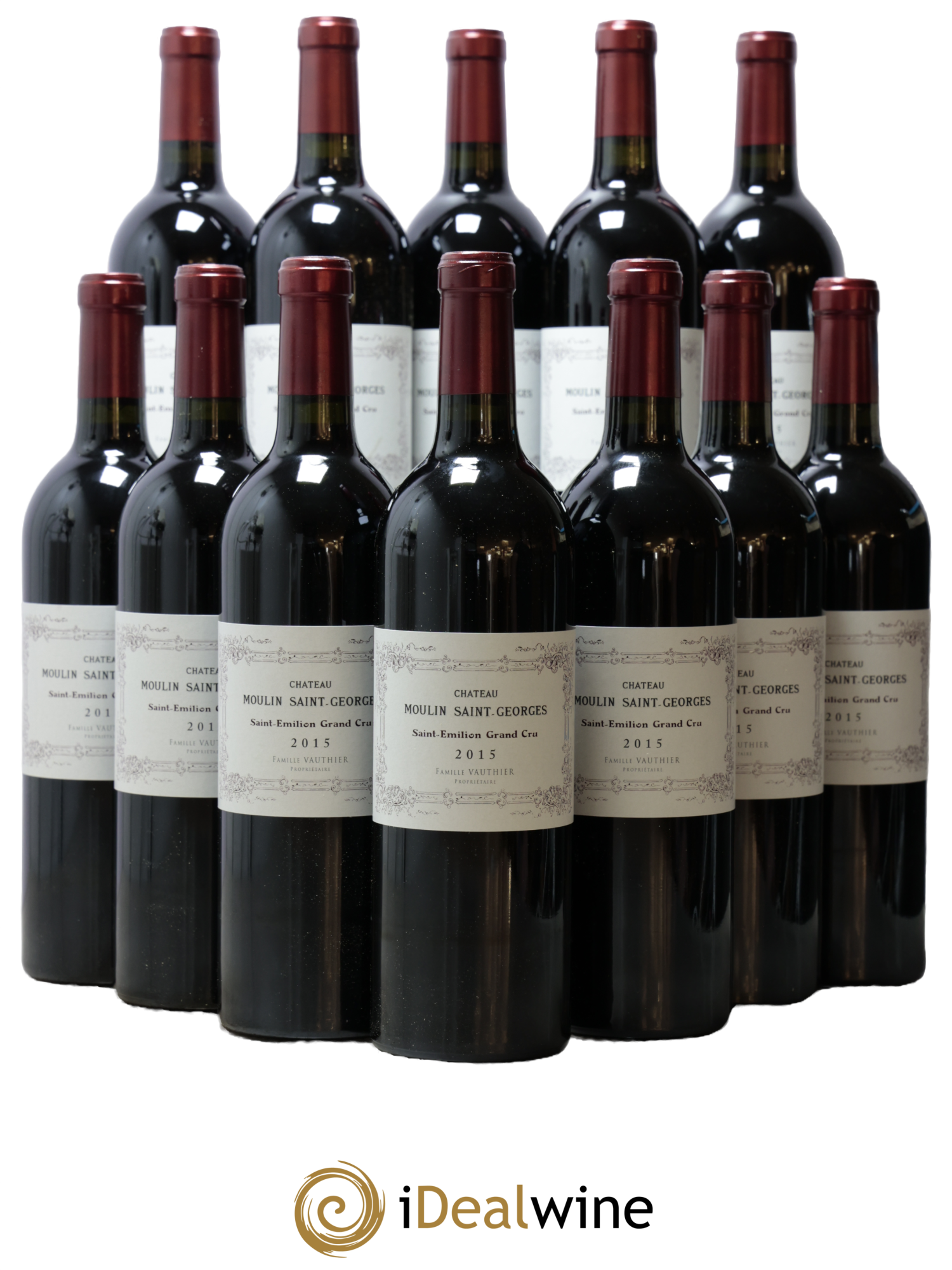 Château Moulin Saint Georges 2015 - Lot de 12 bouteilles - 0