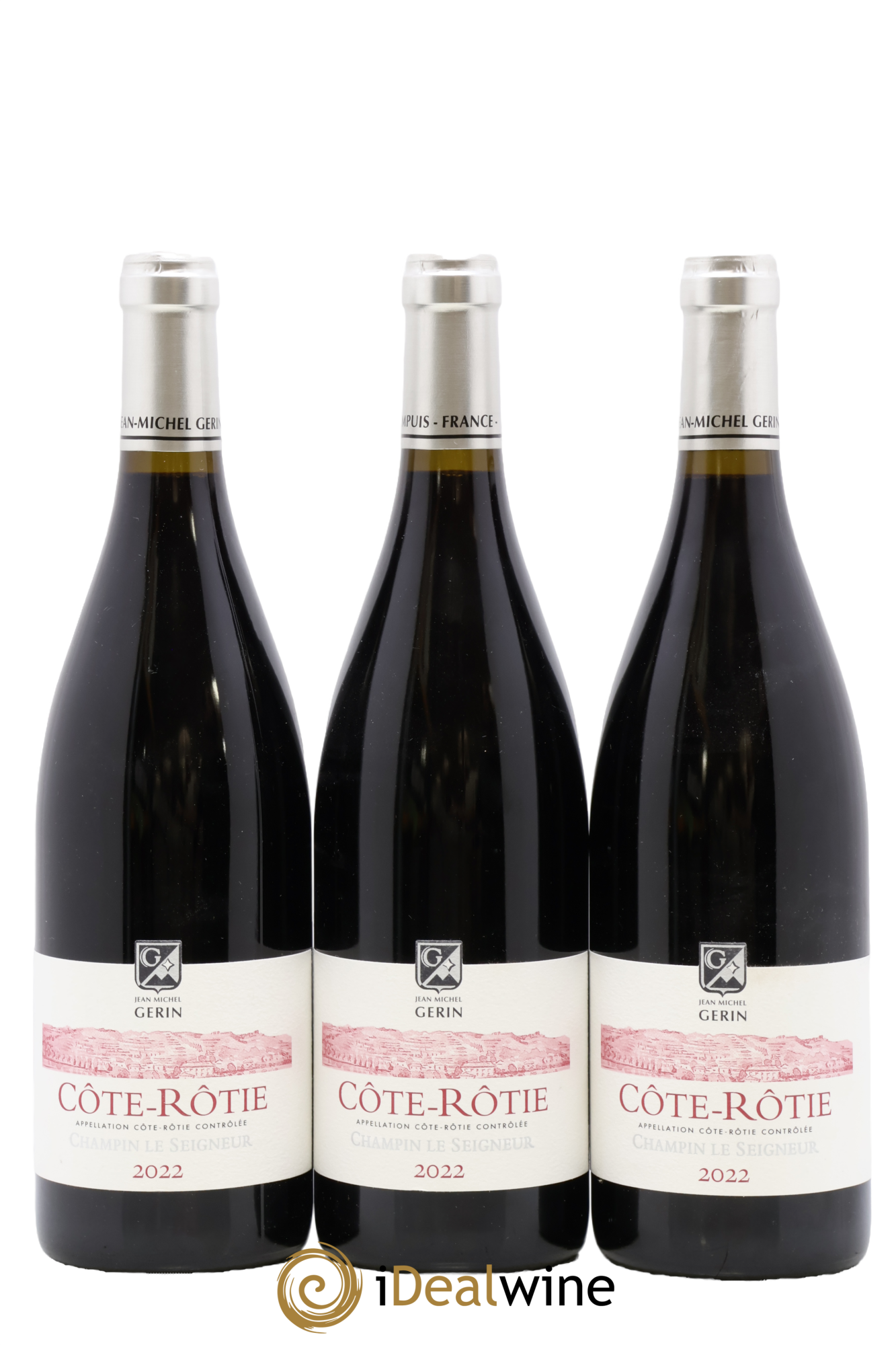 Côte-Rôtie Champin Le Seigneur Jean-Michel Gerin 2022 - Lot de 3 bouteilles - 0