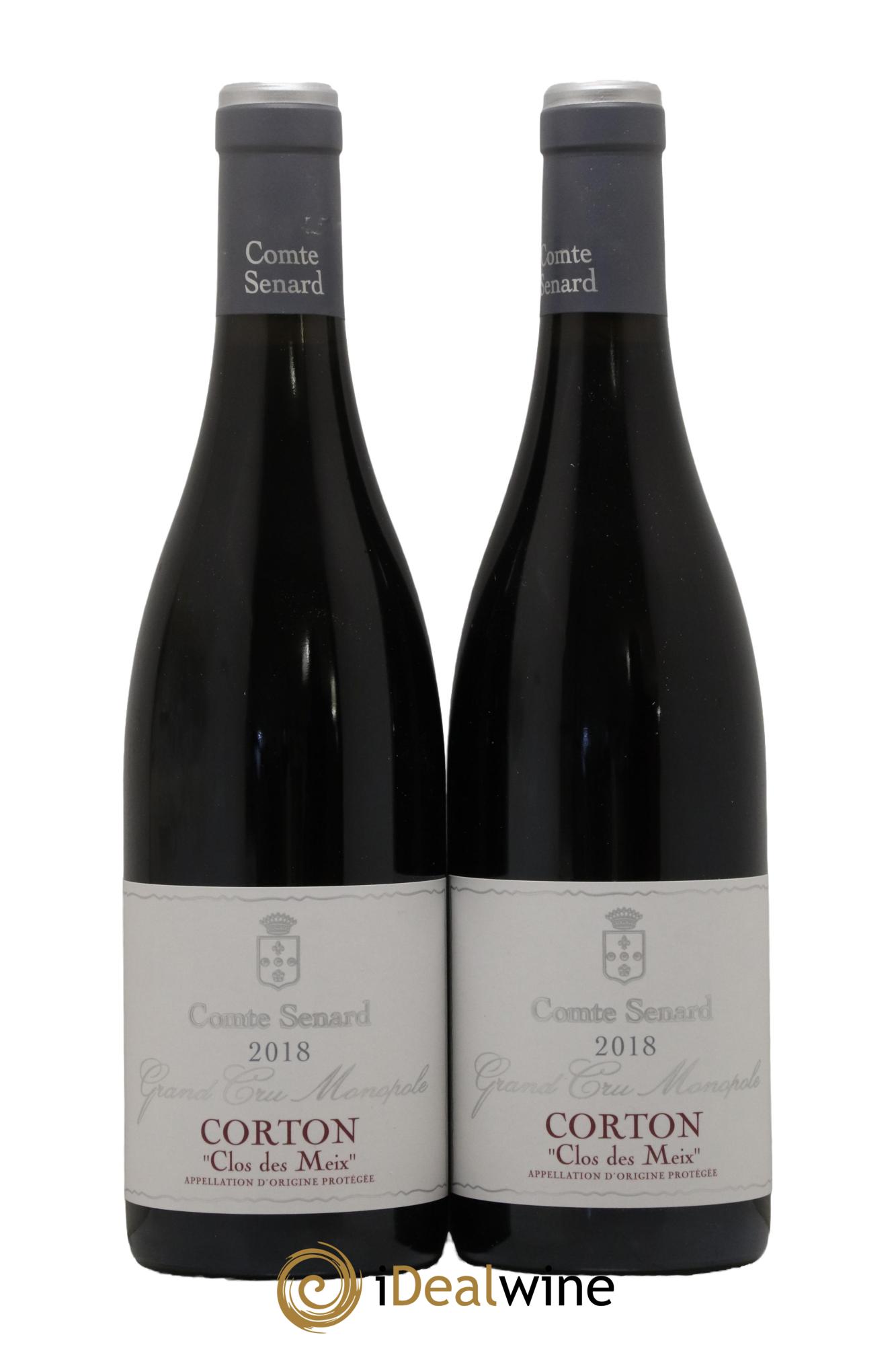 Corton Grand Cru Clos des Meix Monopole Comte Senard 2018 - Lot of 2 bottles - 0