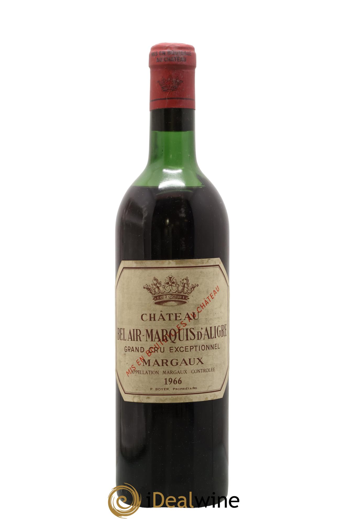 Château Bel Air Marquis d'Aligre 1966 - Lot of 1 bottle - 0