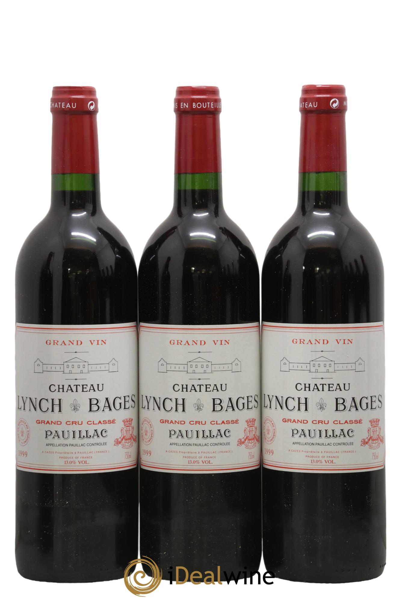 Château Lynch Bages 5ème Grand Cru Classé 1999 - Posten von 12 Flaschen - 2