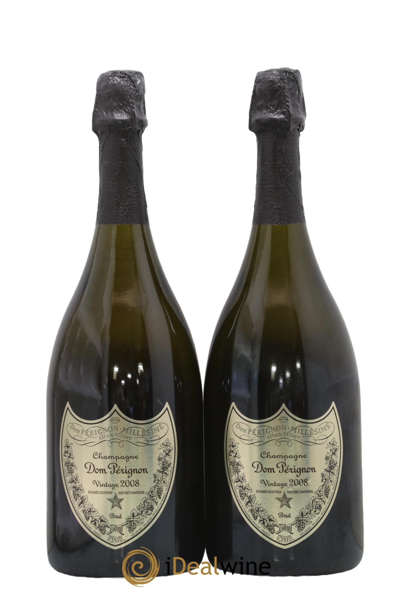 Champagne Brut Chef de Cave Legavy Edition Dom Pérignon 2008 - Lot de 2 bouteilles - 0