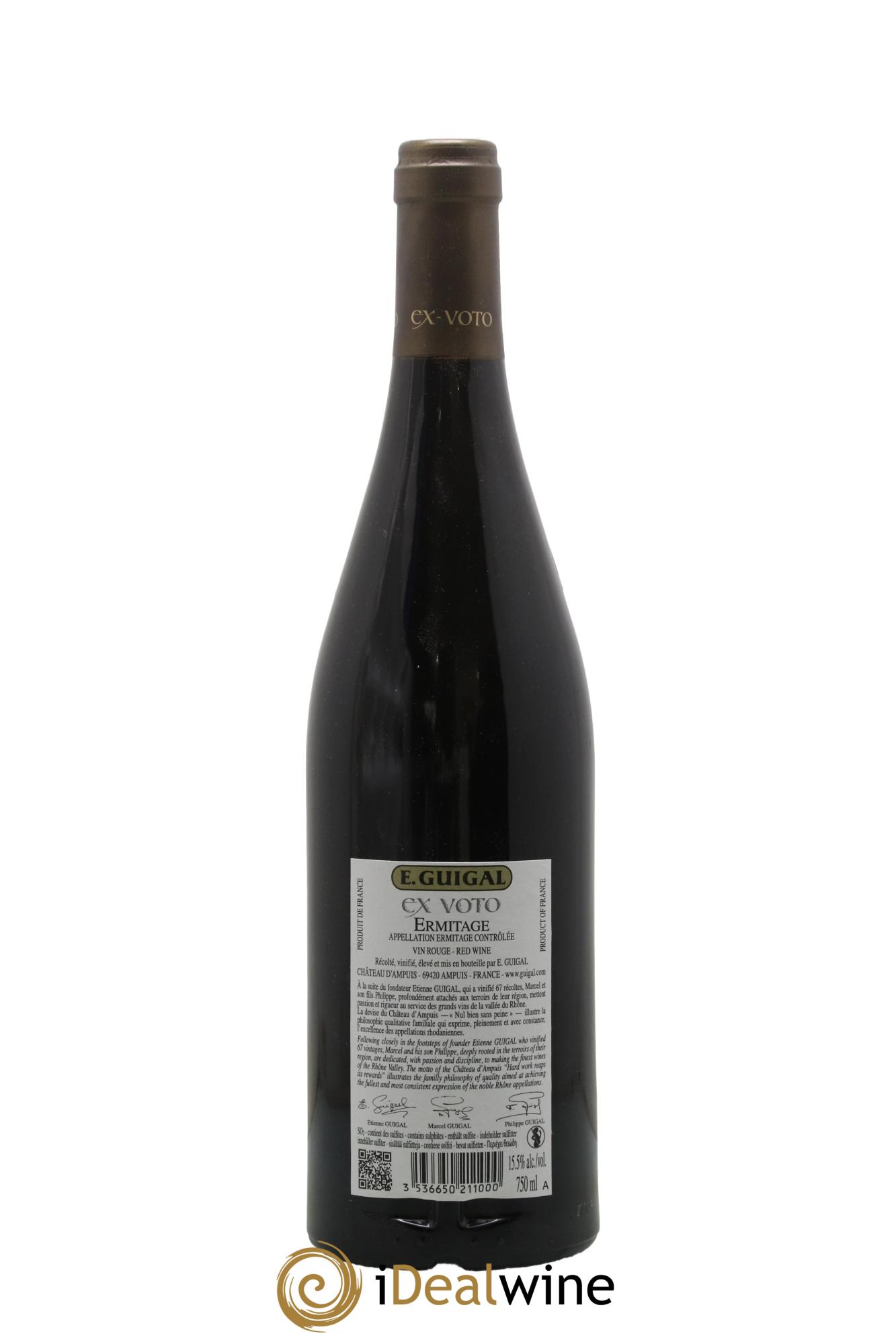 Ermitage Ex Voto Guigal 2019 - Lot of 1 bottle - 1