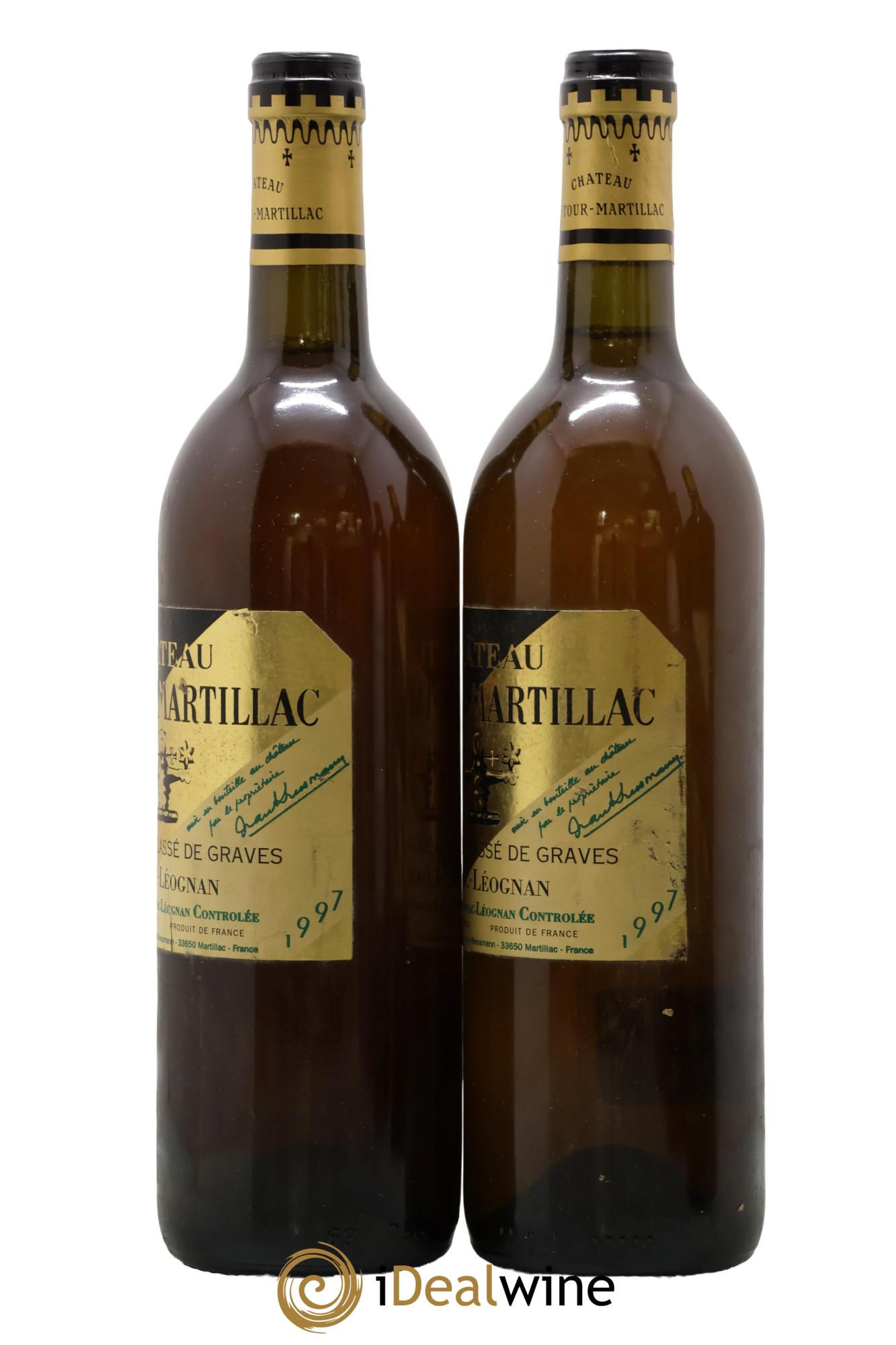 Château Latour-Martillac Cru Classé de Graves 1997 - Lotto di 2 bottiglie - 1