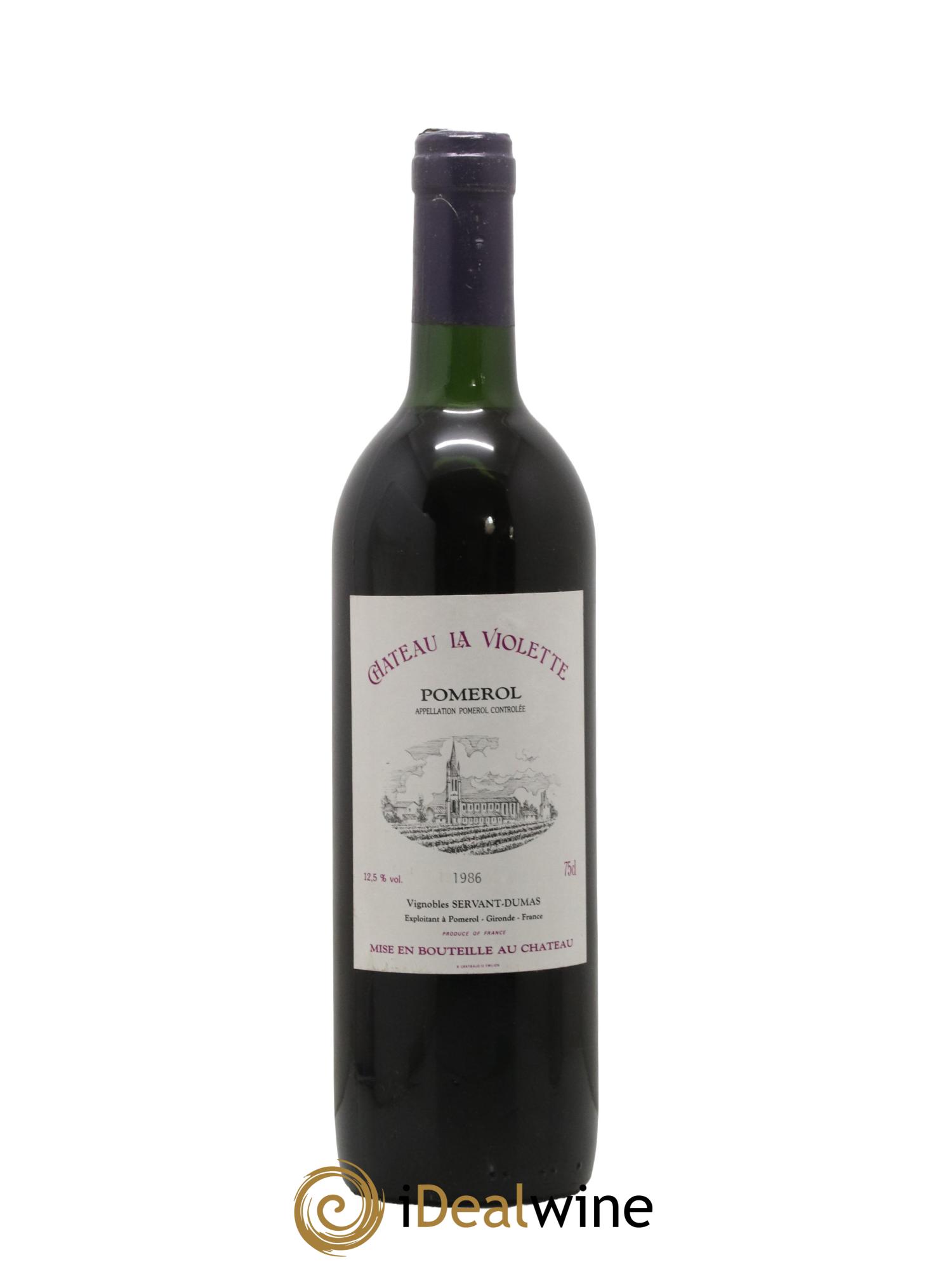 Château la Violette 1986 - Posten von 1 Flasche - 0