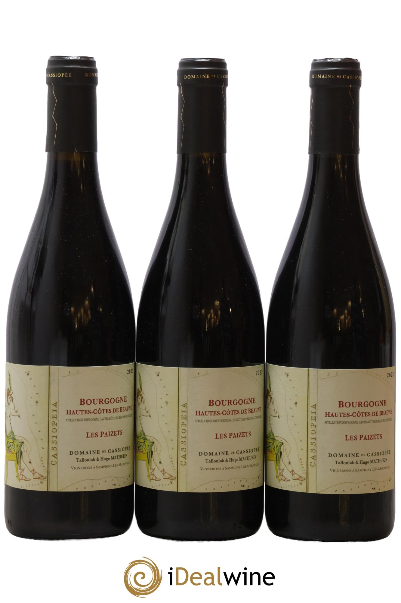 Hautes-Côtes de Beaune Les Paizets Domaine de Cassiopée 2023 - Lot de 3 bouteilles - 0